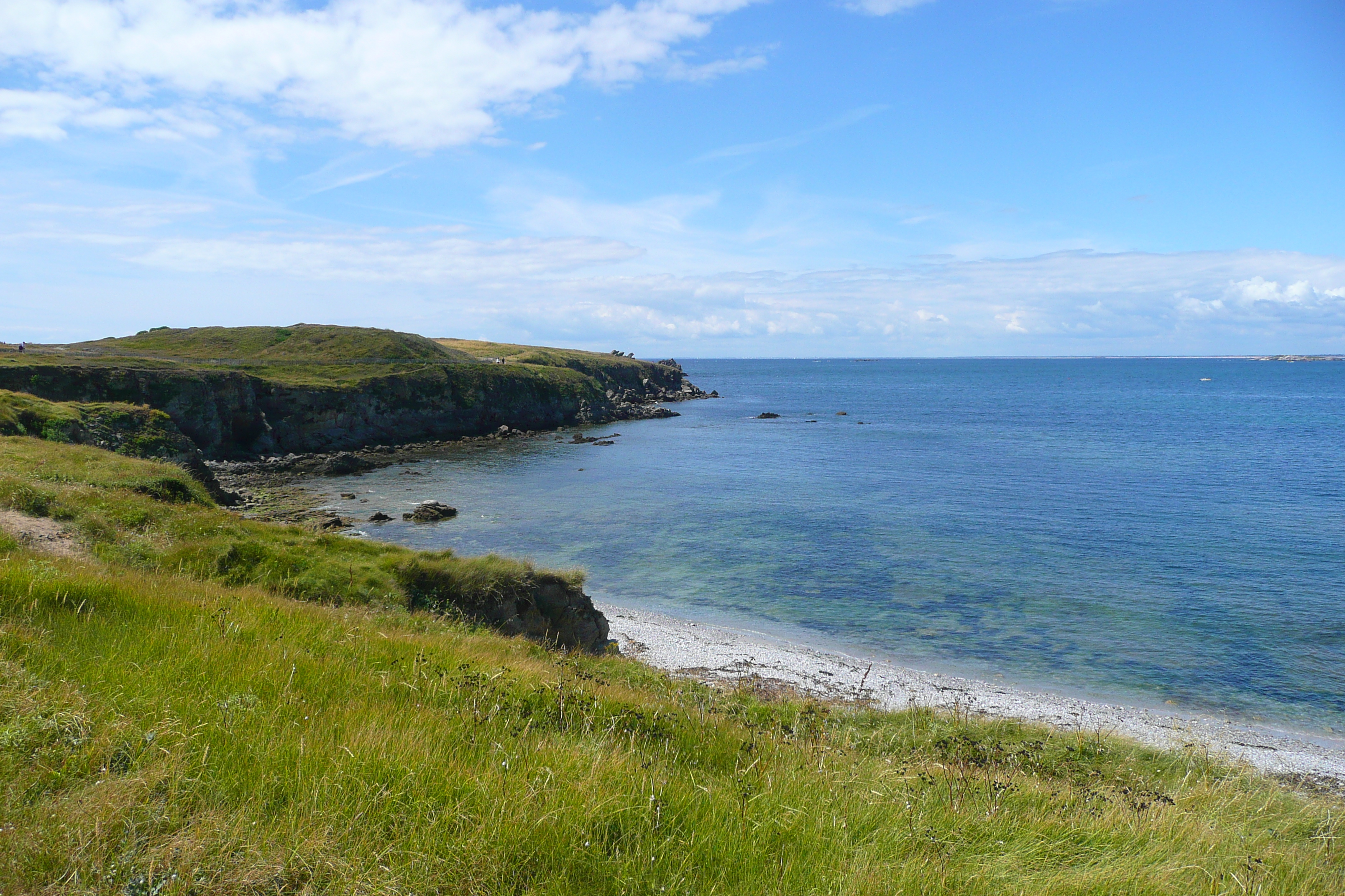 รูปถ่าย ฝรั่งเศส(France) คาบสมุทรกีเบอรง(Quiberon peninsula) แหลมแปร์โช(Pointe du Percho) 2008-07 23