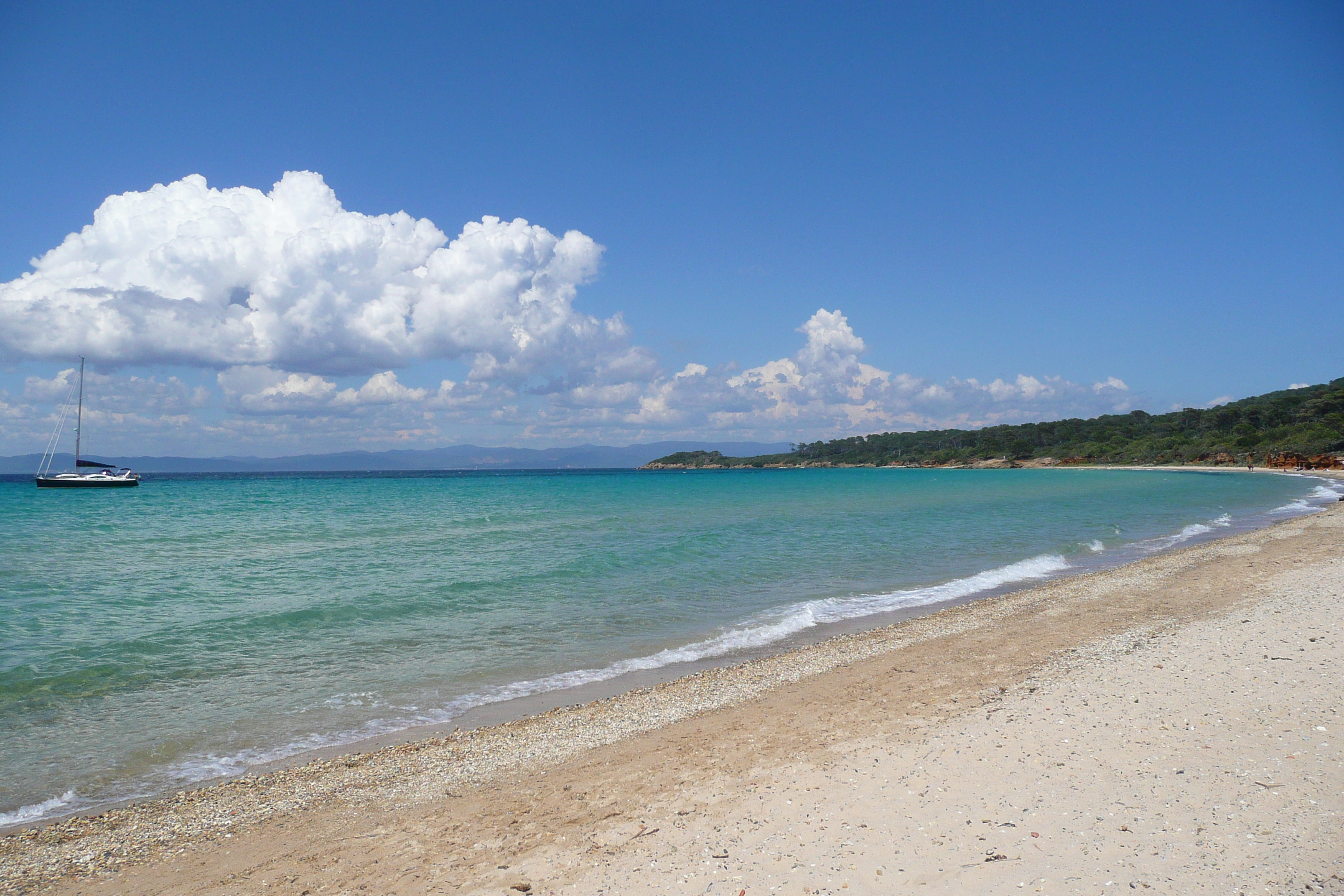 รูปถ่าย ฝรั่งเศส(France) เกาะปอร์เกอรอล(Porquerolles Island) หาดกูร์ตาด(Courtade beach) 2008-05 52