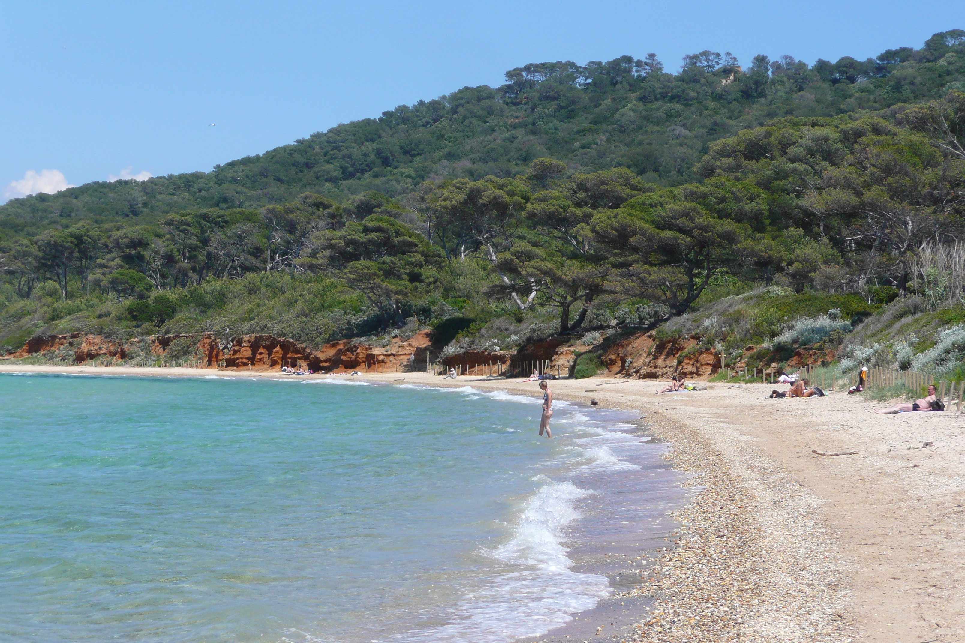 รูปถ่าย ฝรั่งเศส(France) เกาะปอร์เกอรอล(Porquerolles Island) หาดกูร์ตาด(Courtade beach) 2008-05 72