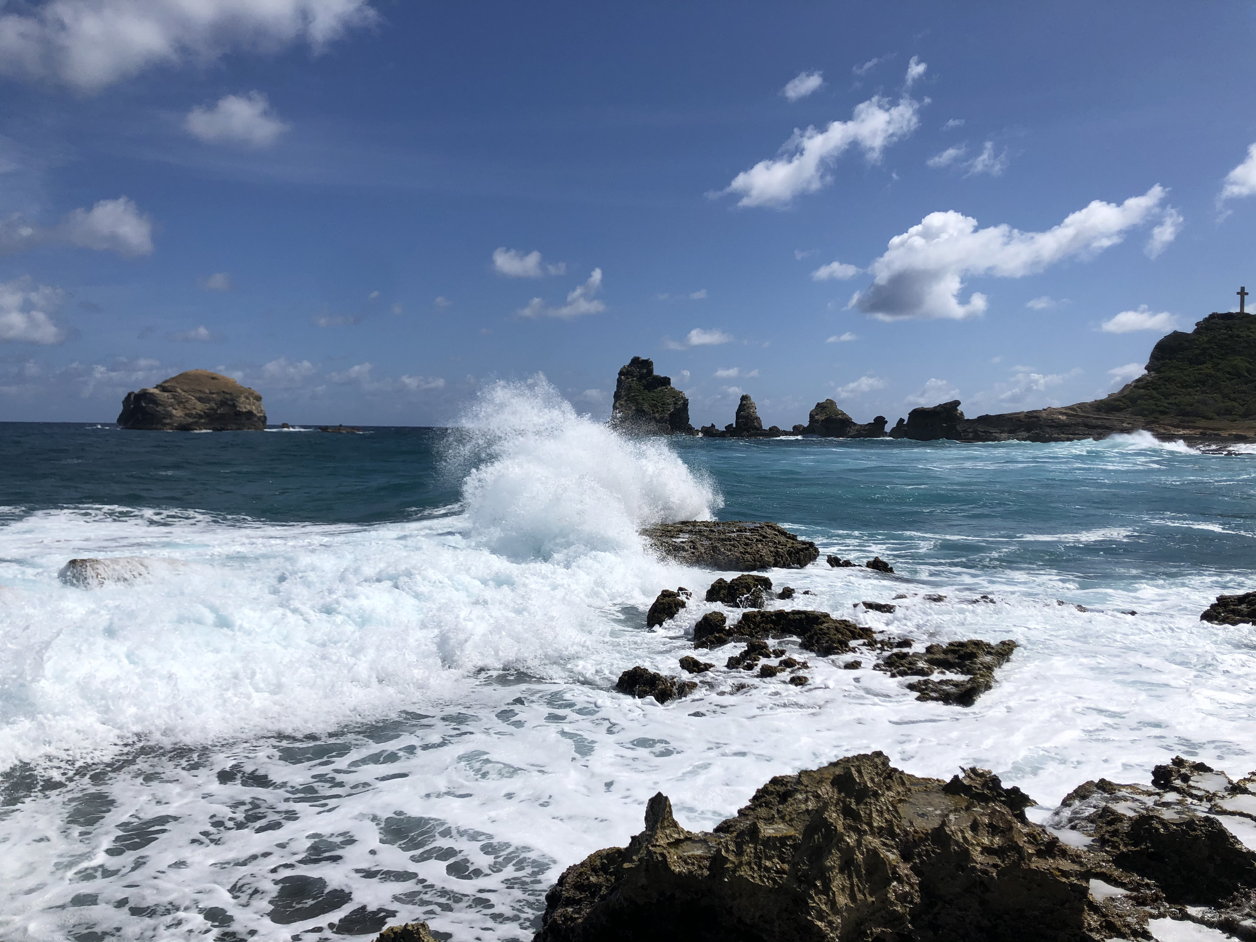 รูปถ่าย กวาเดอลูป(Guadeloupe) แหลมคาสเซิลพอยต์(Castle Point) 2021-02 15