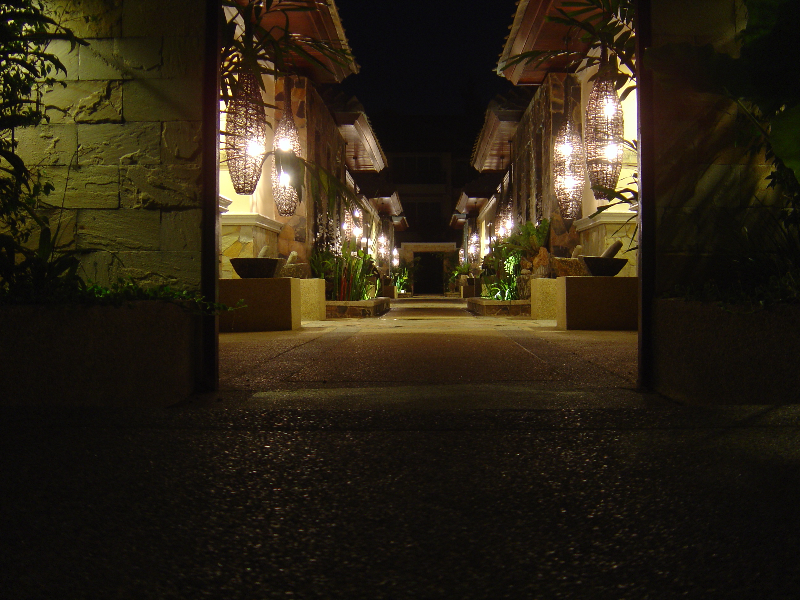 รูปถ่าย ไทย(Thailand) เขาหลัก(Khao Lak) โรงแรมเลอเมอริเดียน เขาหลัก(Meridien Khao Lak Hotel) สีสันกลางคืน(By Night) 2005-12 38