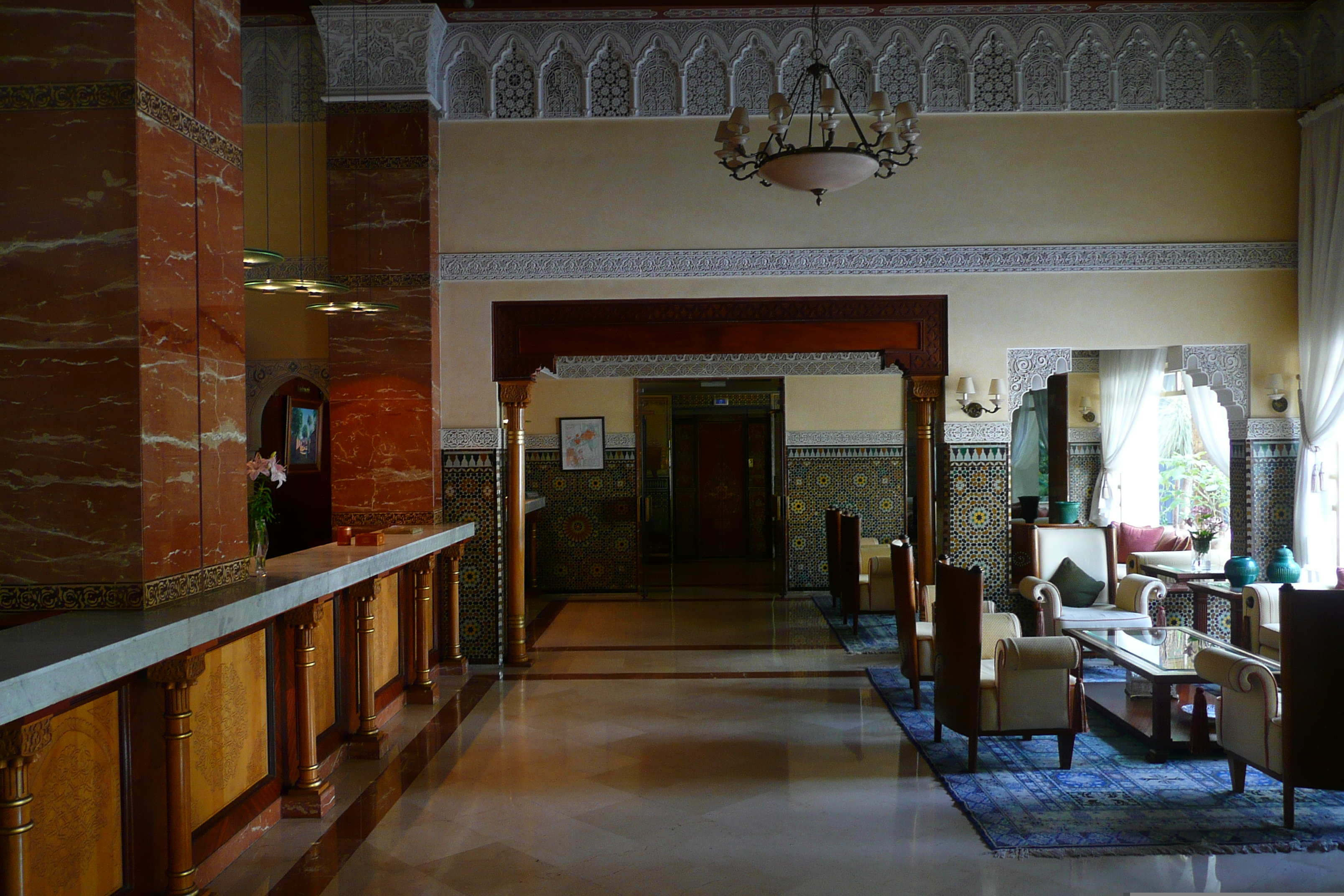 รูปถ่าย โมร็อกโก(Morocco) เฟส(Fes) โรงแรมปาเลจาไม(Palais Jamai Hotel) 2008-07 28