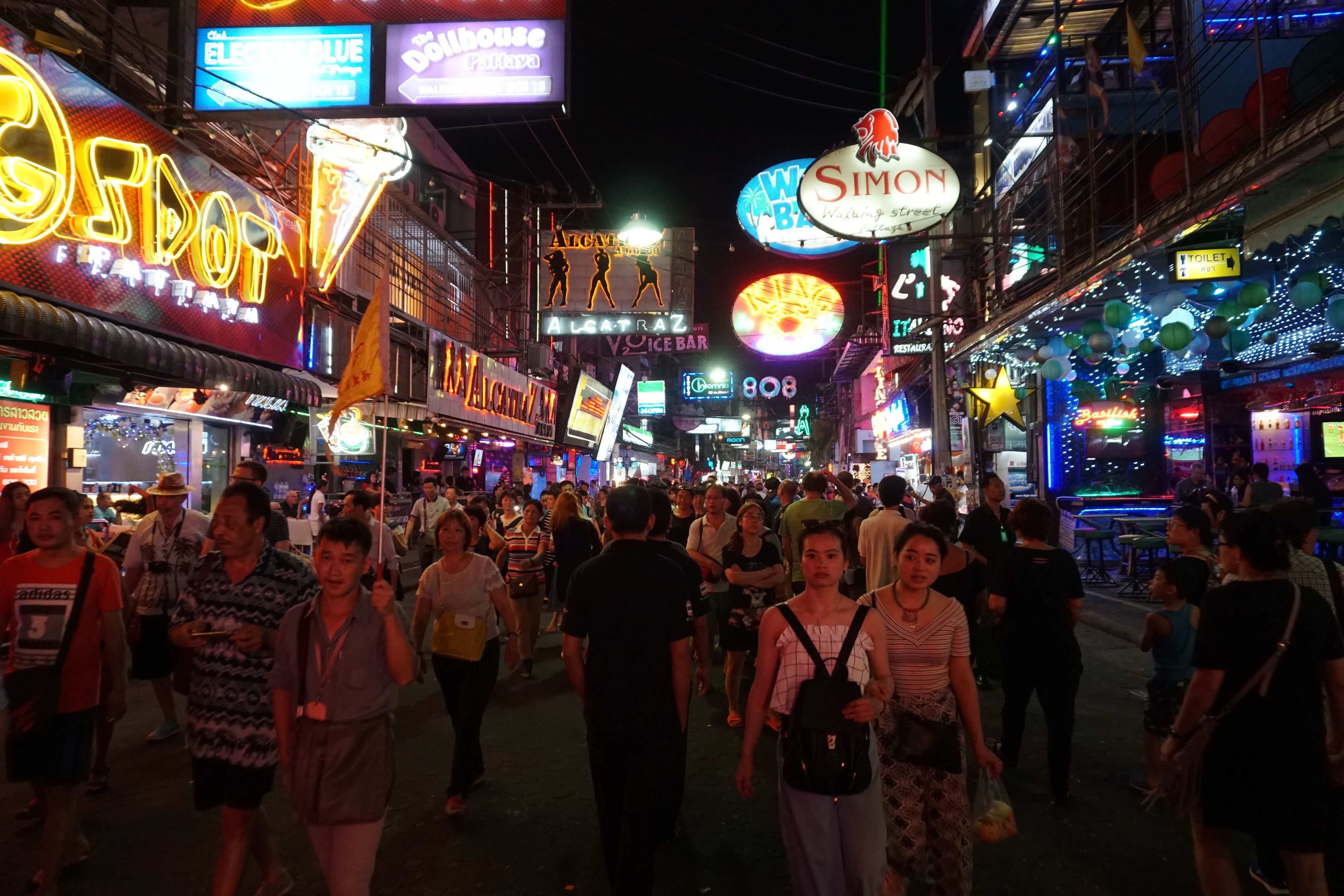 รูปถ่าย ไทย(Thailand) พัทยา(Pattaya) ถนนคนเดิน(Walking Street) 2016-12 16