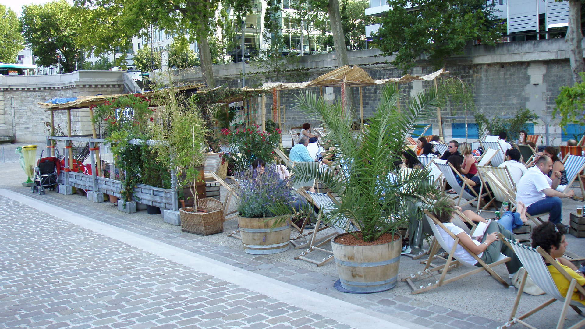 รูปถ่าย ฝรั่งเศส(France) ปารีส(Paris) ปารีสพลาจ แบร์ซี(Paris Plage Bercy) 2007-08 4
