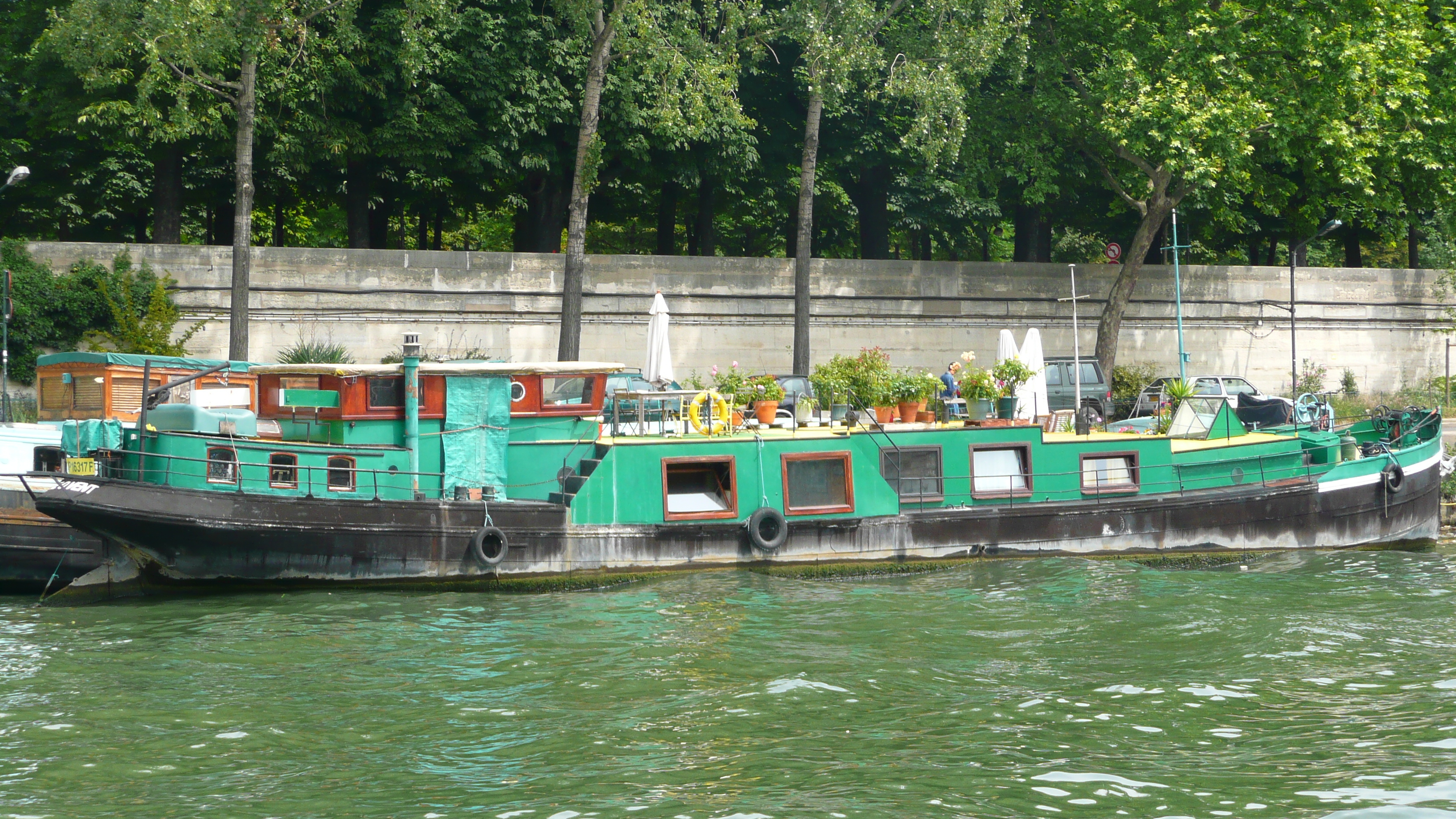 รูปถ่าย ฝรั่งเศส(France) ปารีส(Paris) เรือบรรทุกชมเมือง(Peniches Parisiennes) 2007-06 39