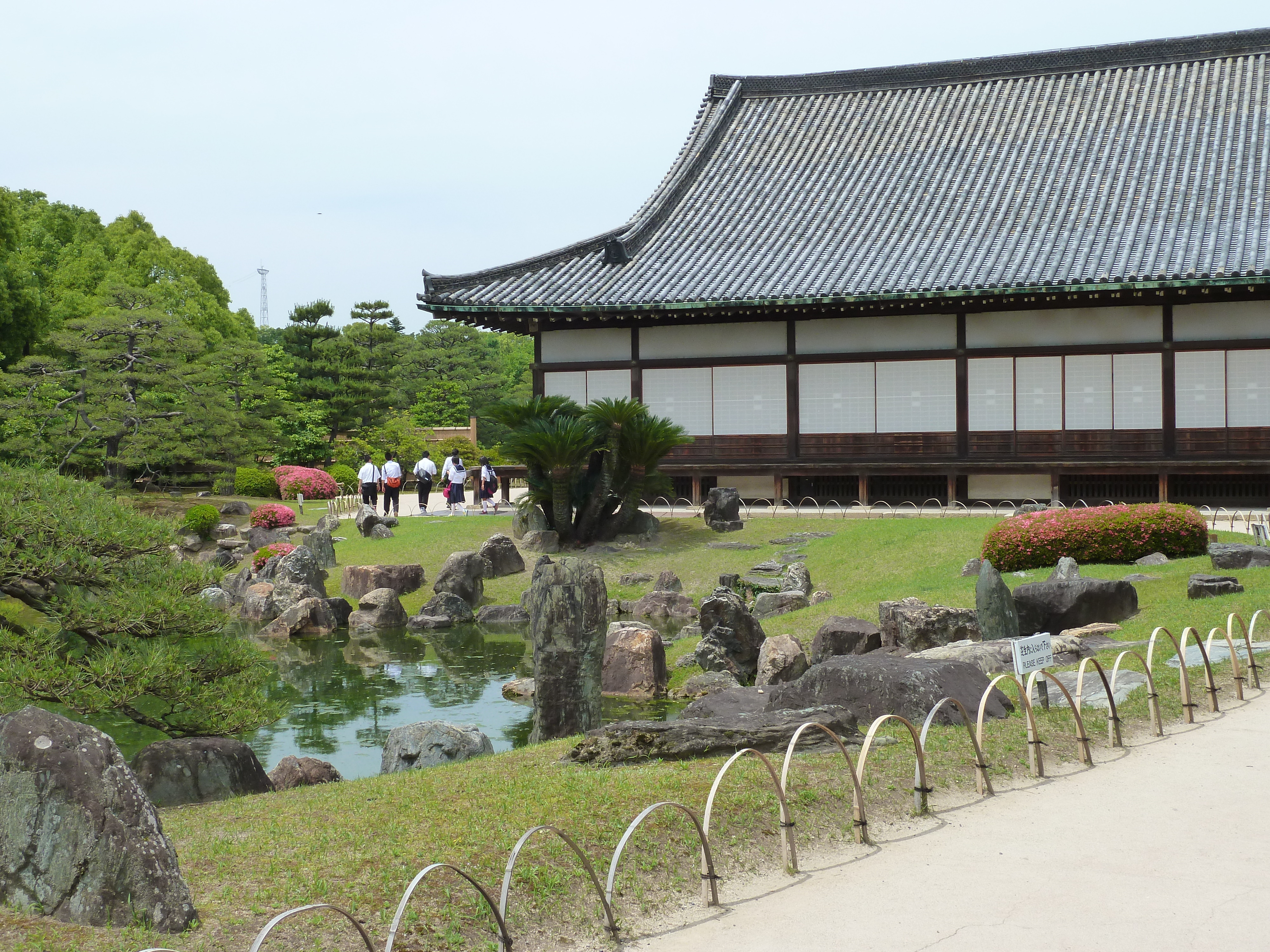 รูปถ่าย ญี่ปุ่น(Japan) เกียวโต(Kyoto) ปราสาทนิโจ(Nijo Castle) สวนนิโนมะรุ(Ninomaru Garden) 2010-06 15