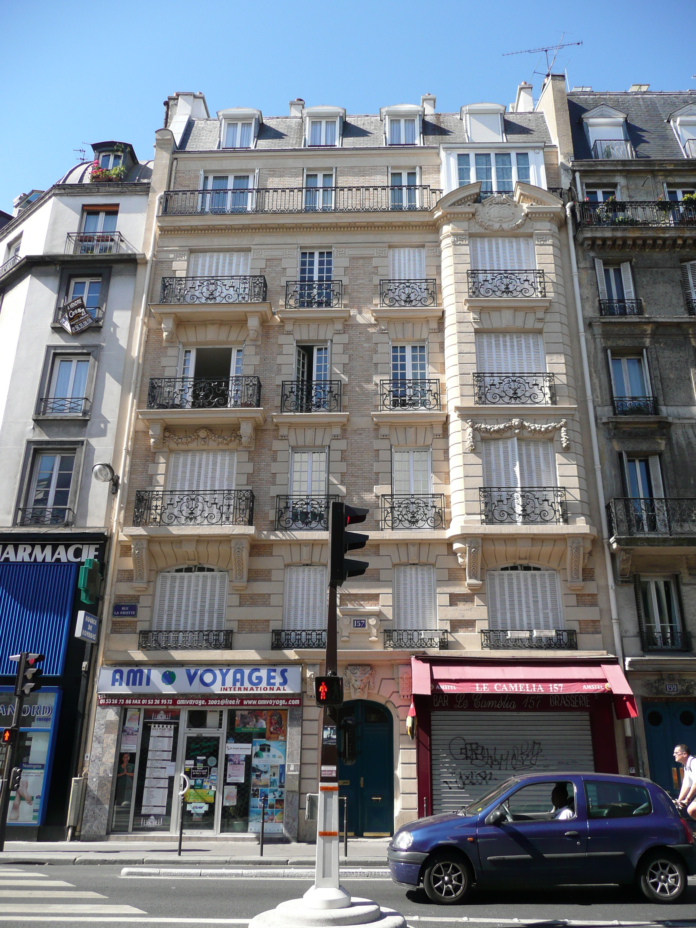 รูปถ่าย ฝรั่งเศส(France) ปารีส(Paris) ถนนลาฟาแย็ต(Rue La Fayette) 2007-08 128