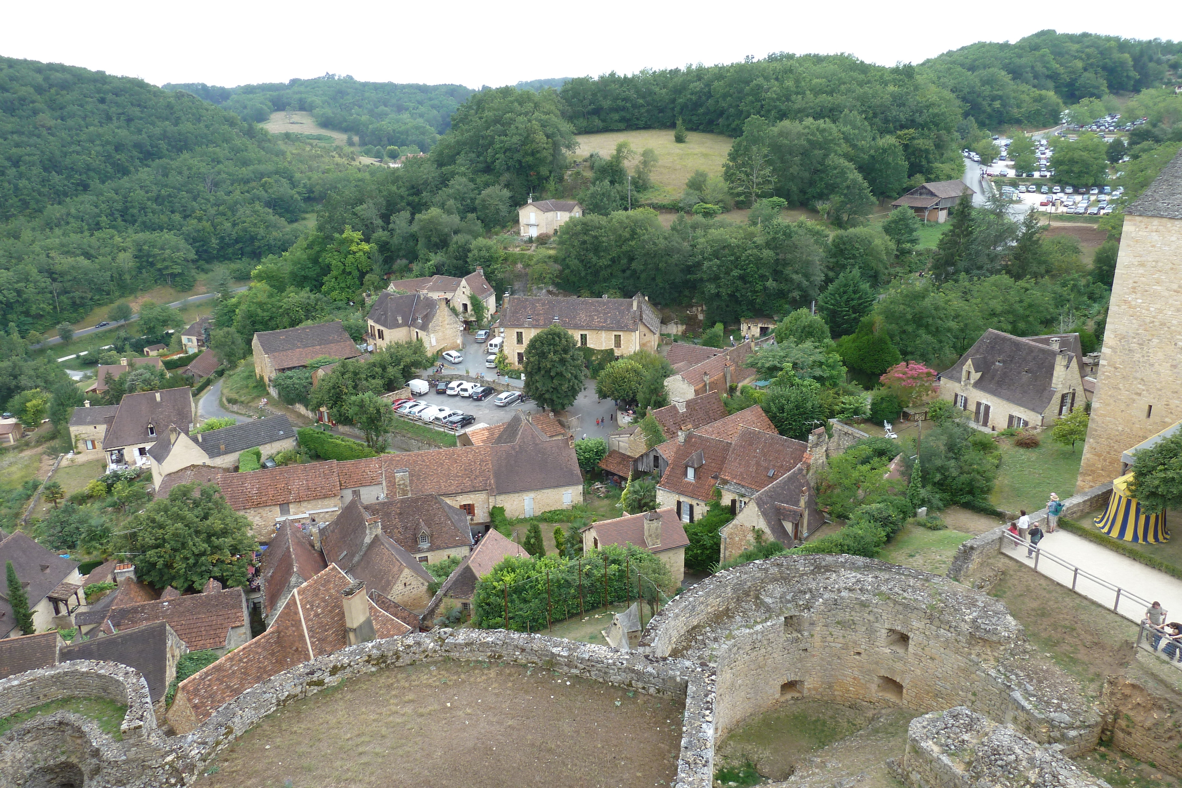รูปถ่าย ฝรั่งเศส(France) ปราสาทกัสแตลโน(Castelnaud castle) 2010-08 57