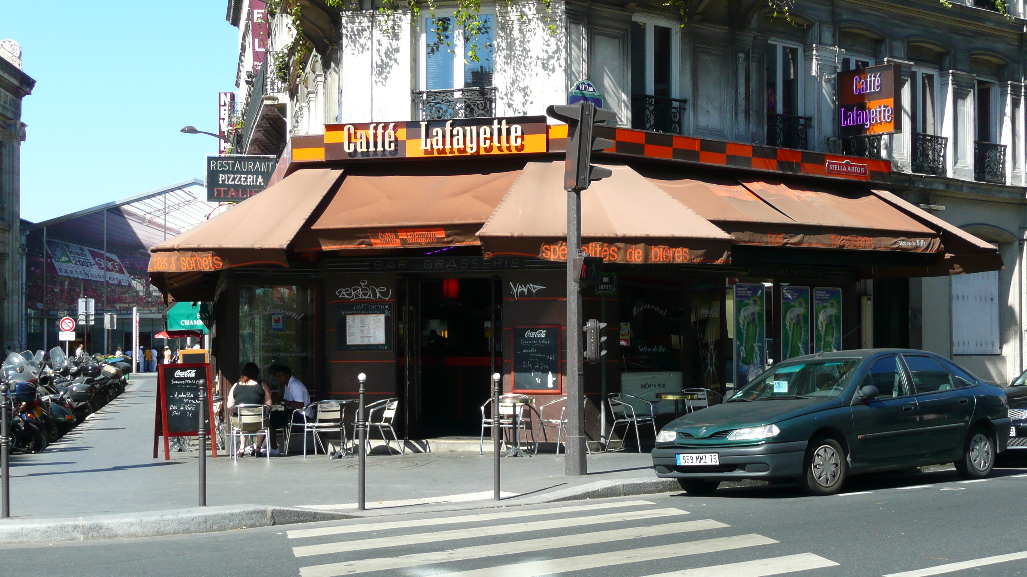 รูปถ่าย ฝรั่งเศส(France) ปารีส(Paris) ถนนลาฟาแย็ต(Rue La Fayette) 2007-08 1