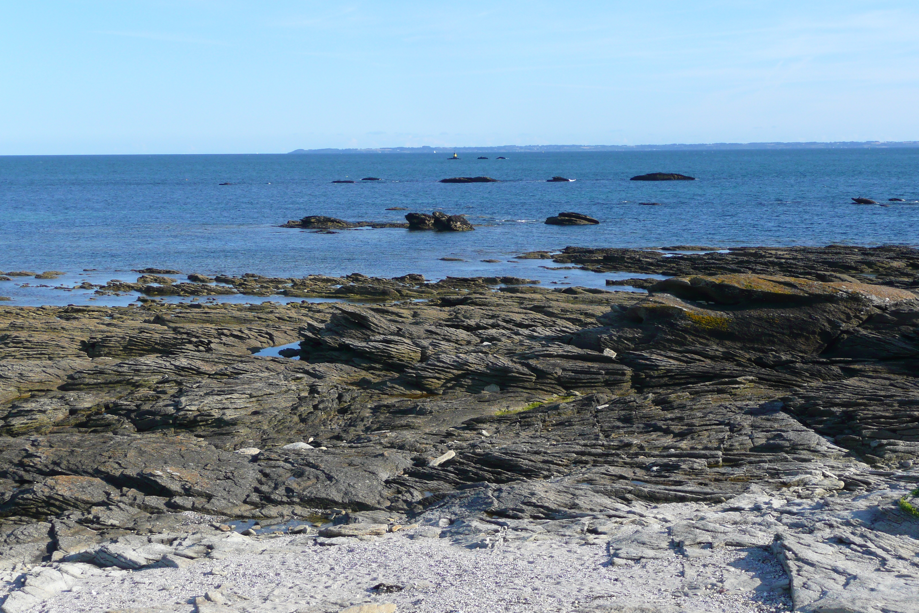 รูปถ่าย ฝรั่งเศส(France) คาบสมุทรกีเบอรง(Quiberon peninsula) แหลมกงแกล(Pointe du Conguel) 2008-07 29