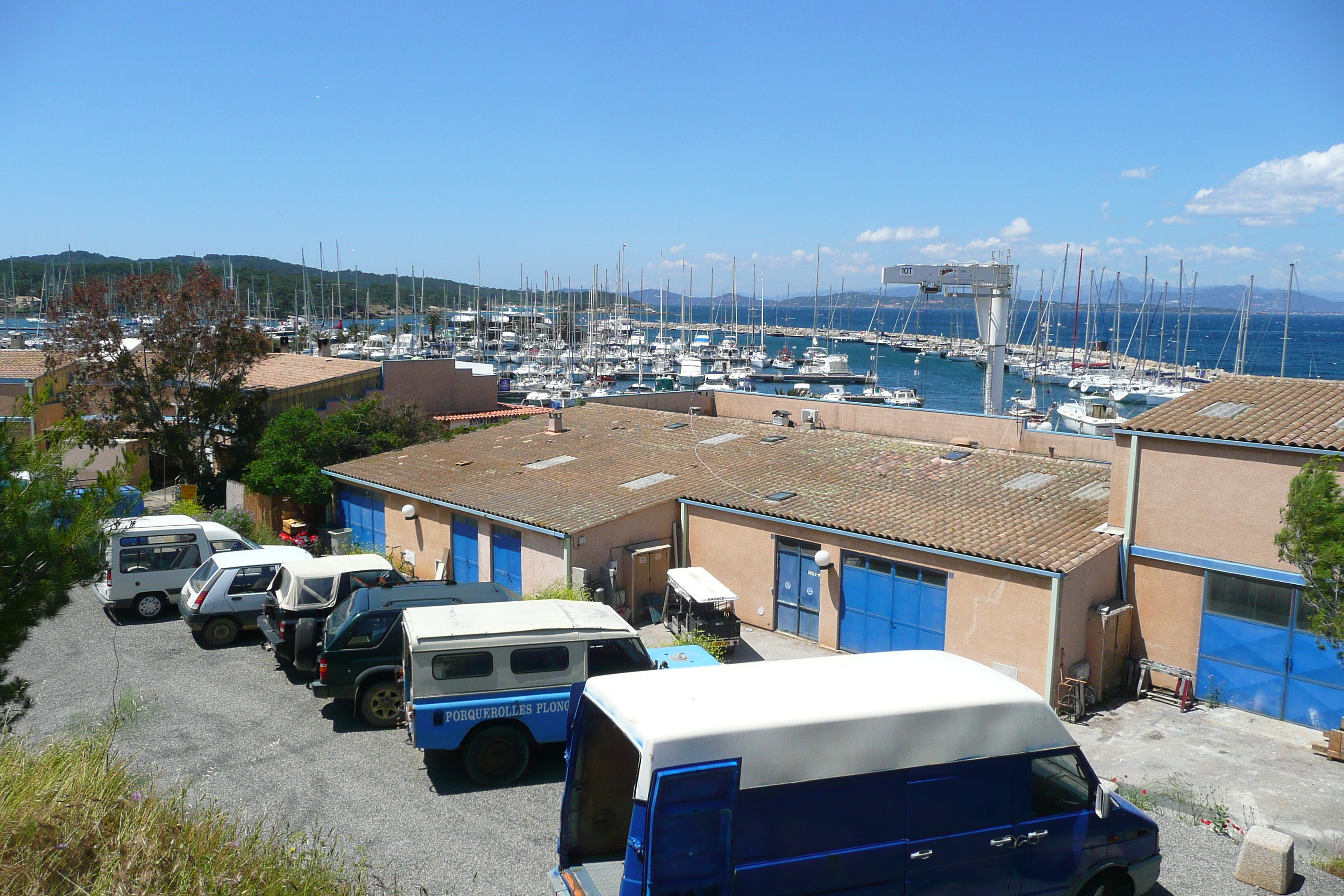 รูปถ่าย ฝรั่งเศส(France) เกาะปอร์เกอรอล(Porquerolles Island) ท่าเรือปอร์เกอรอล(Porquerolles harbour) 2008-05 52