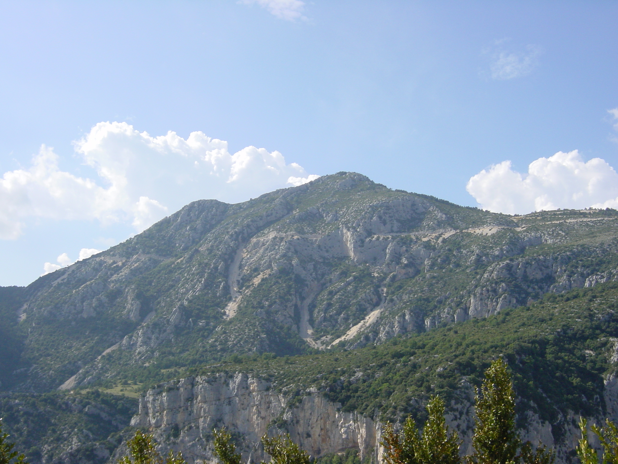 รูปถ่าย ฝรั่งเศส(France) หุบผาชันแวร์ดง(Gorges du Verdon) 2002-09 0