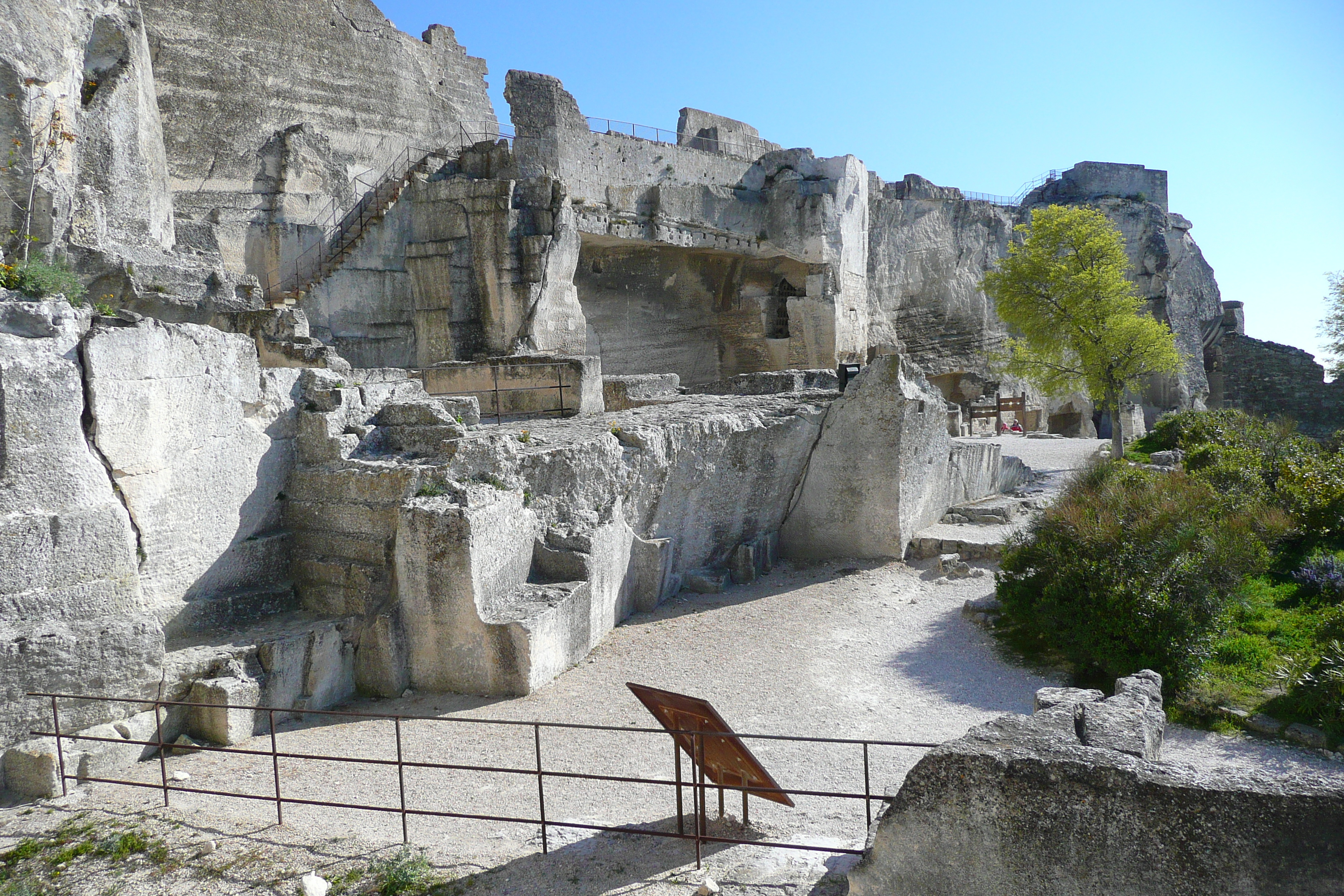 รูปถ่าย ฝรั่งเศส(France) เลส์โบเดอโพรว็องซ์(Baux de Provence) ปราสาทโบเดอโพรว็องส์(Baux de Provence Castle) 2008-04 143