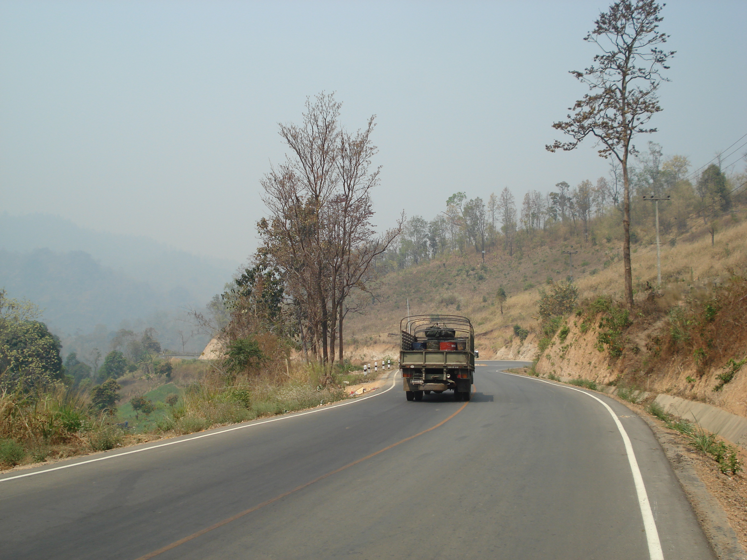 รูปถ่าย ไทย(Thailand) ถนนจากปางมะผ้าไปปาย(Pang Mapha to Pai road) 2007-02 18