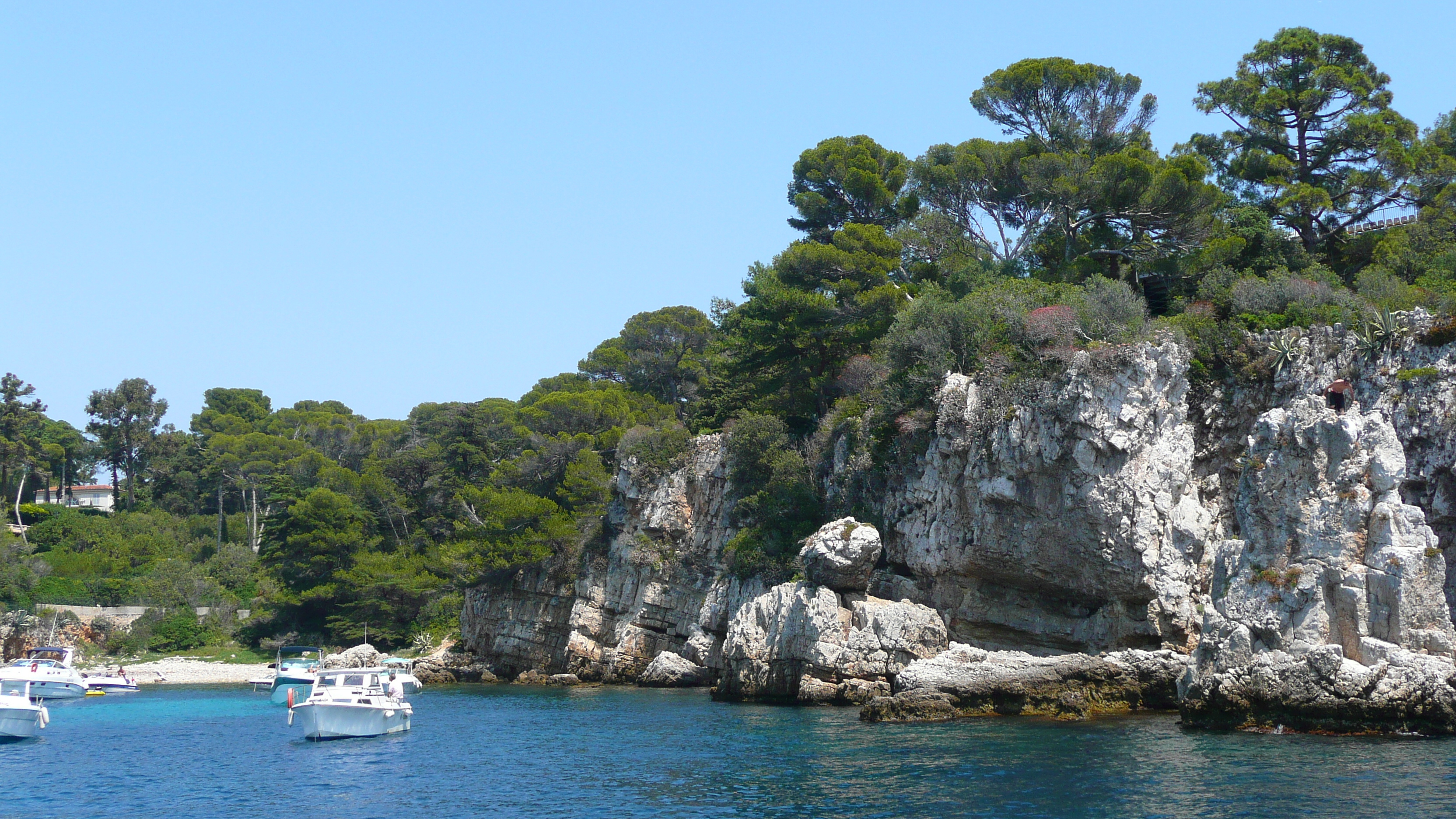 รูปถ่าย ฝรั่งเศส(France) แหลมอ็องตีบ(Cap d'Antibes) อ่าวลาร์ฌ็องโฟ(Anse de l'Argent Faux) 2007-07 7