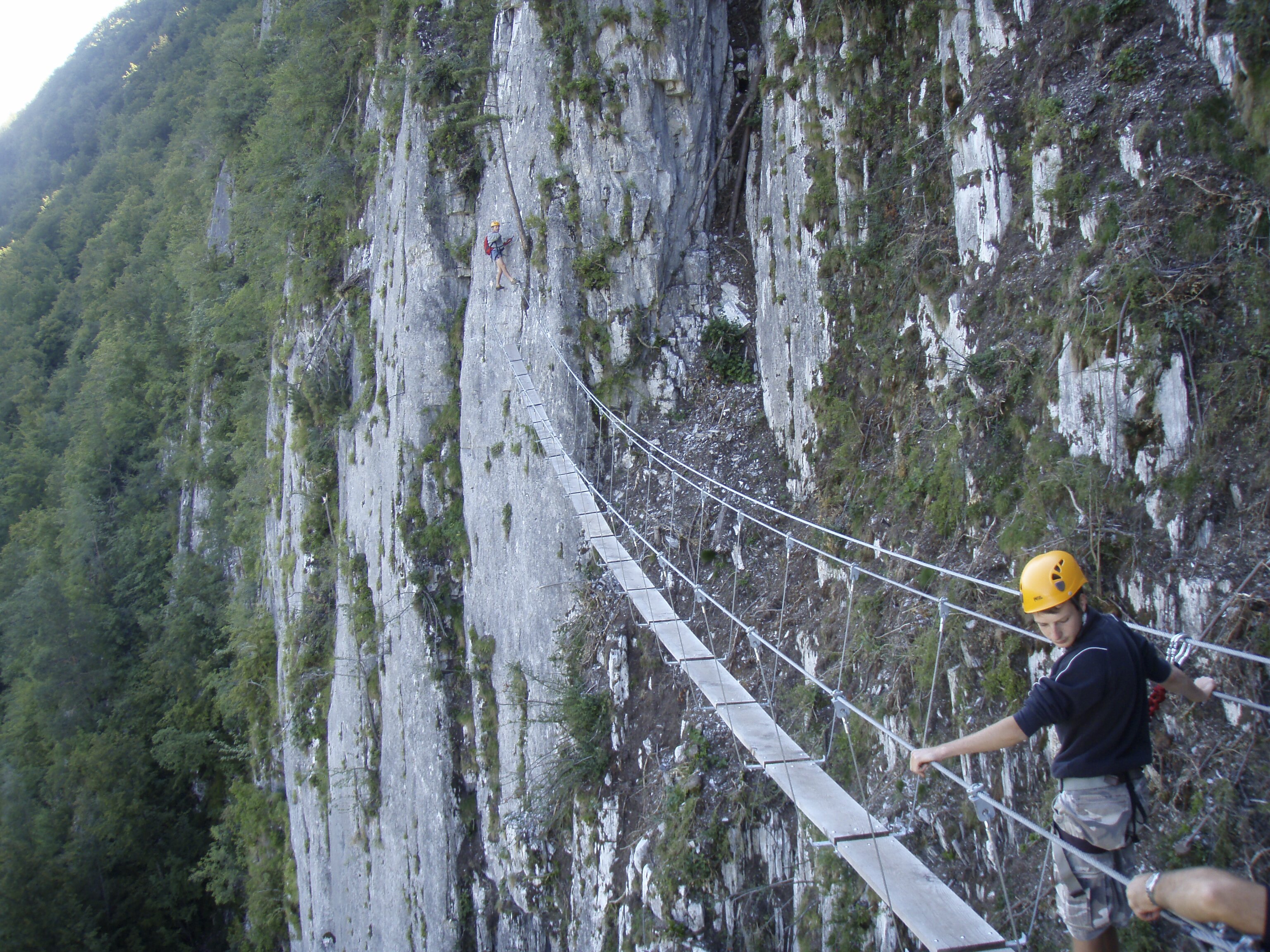 รูปถ่าย ฝรั่งเศส(France) วิคเดสโซ(Vicdessos) เส้นทางปีนผาเวียแฟร์ราตาด้านเหนือ(Via Ferrata North) 2007-08 18