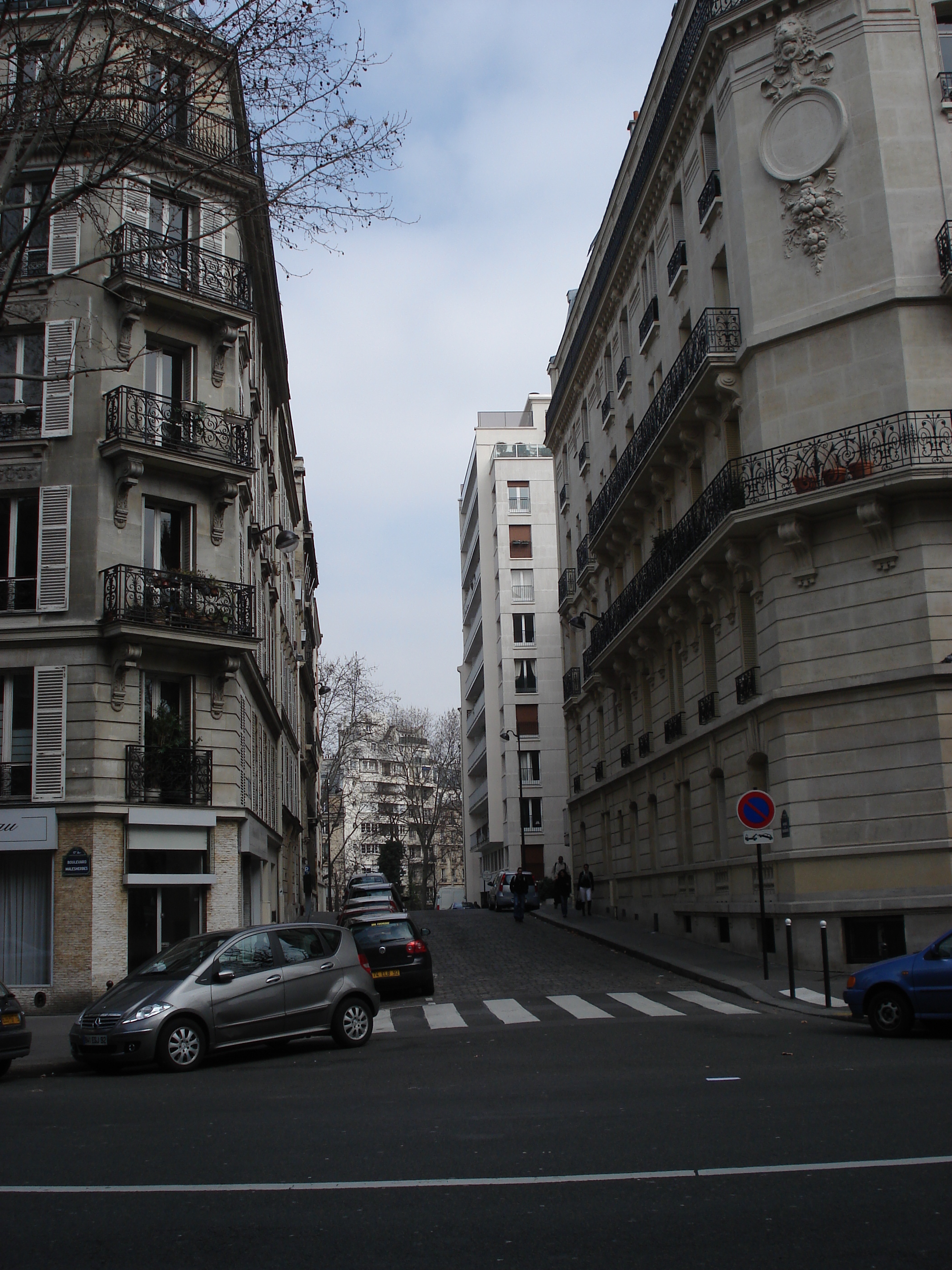 รูปถ่าย ฝรั่งเศส(France) ปารีส(Paris) บูเลอวาร์ด  มาเลแอร์บ(Boulevard Malesherbes) 2006-03 11