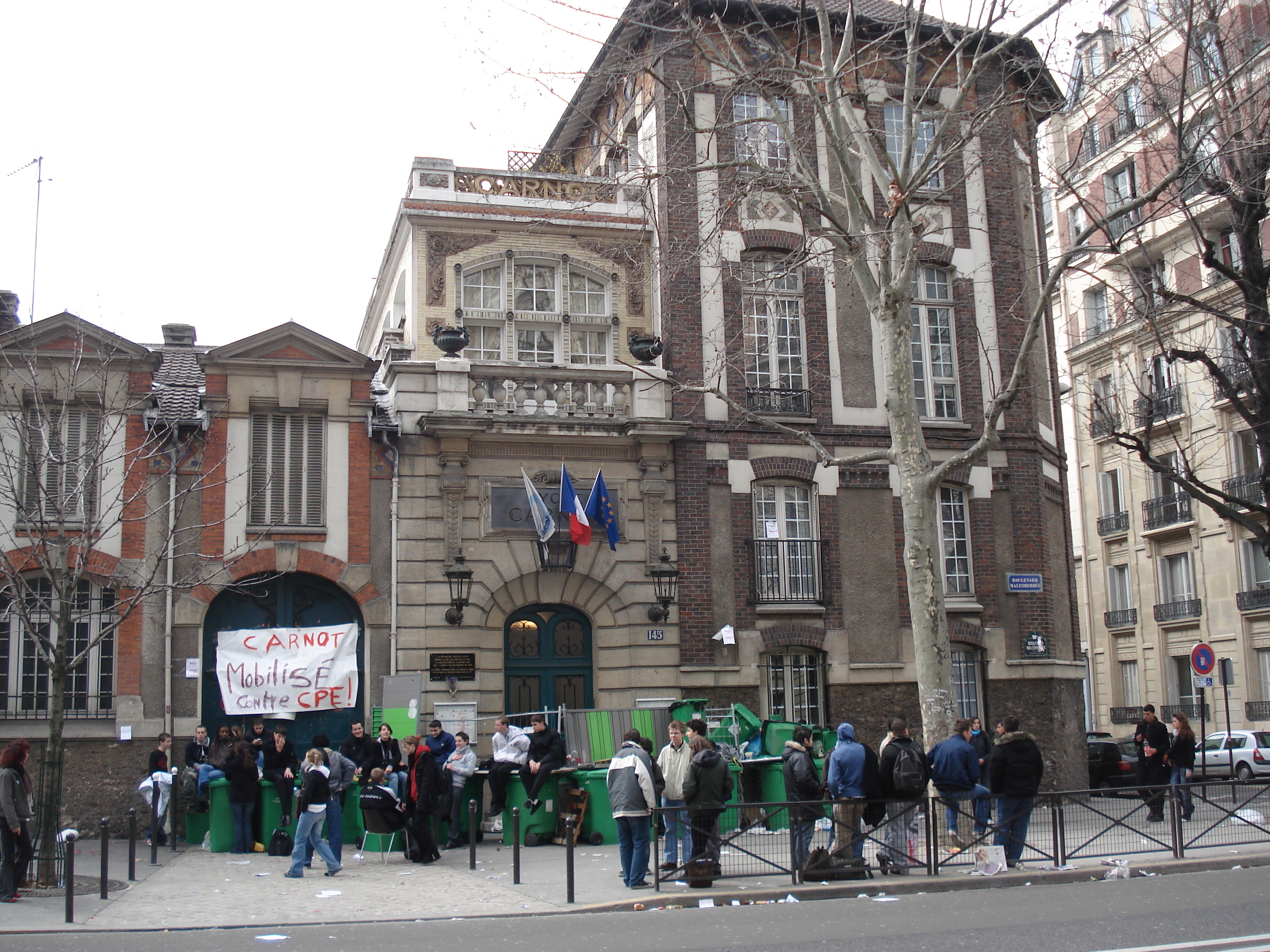 รูปถ่าย ฝรั่งเศส(France) ปารีส(Paris) บูเลอวาร์ด  มาเลแอร์บ(Boulevard Malesherbes) 2006-03 21