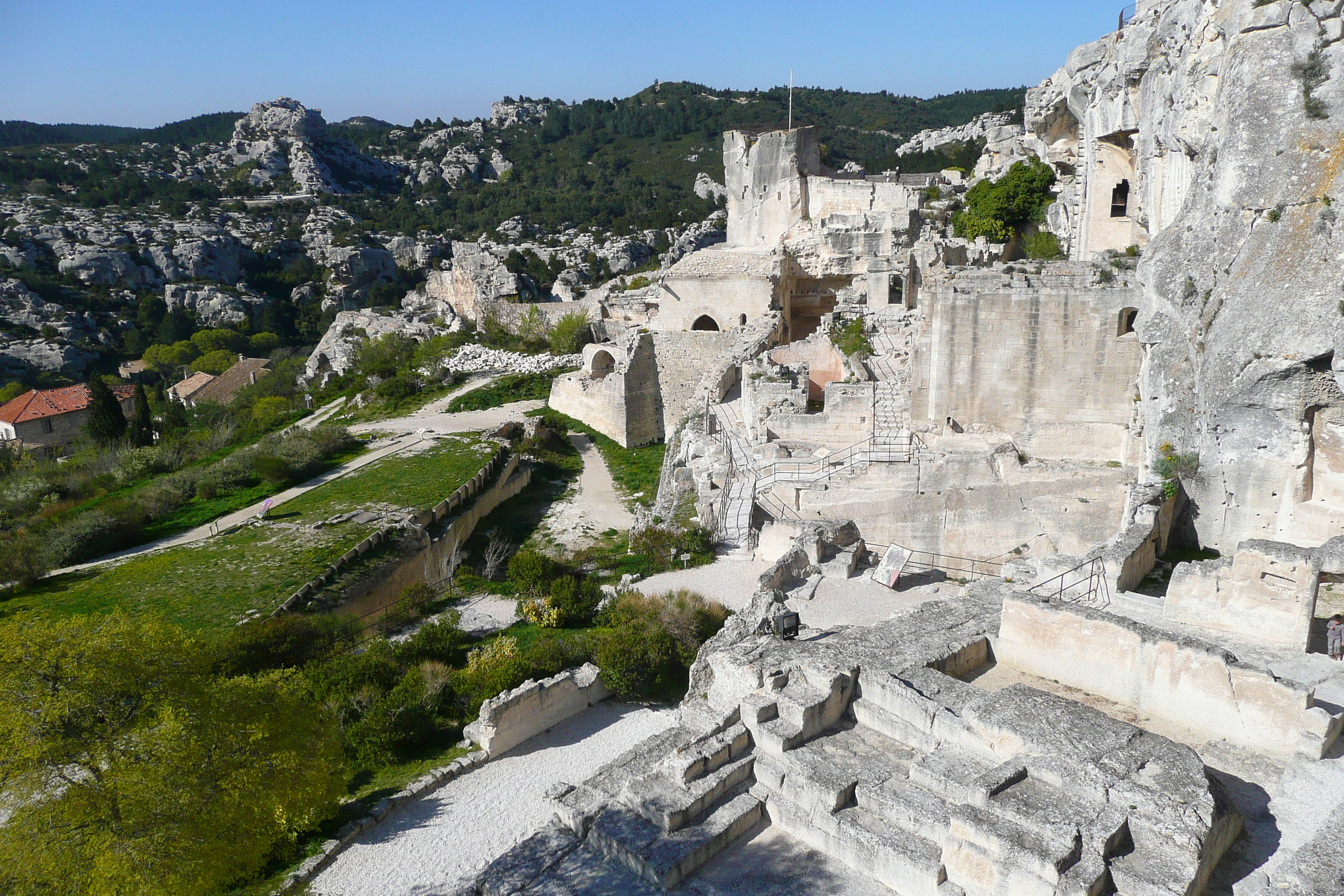 รูปถ่าย ฝรั่งเศส(France) เลส์โบเดอโพรว็องซ์(Baux de Provence) ปราสาทโบเดอโพรว็องส์(Baux de Provence Castle) 2008-04 41