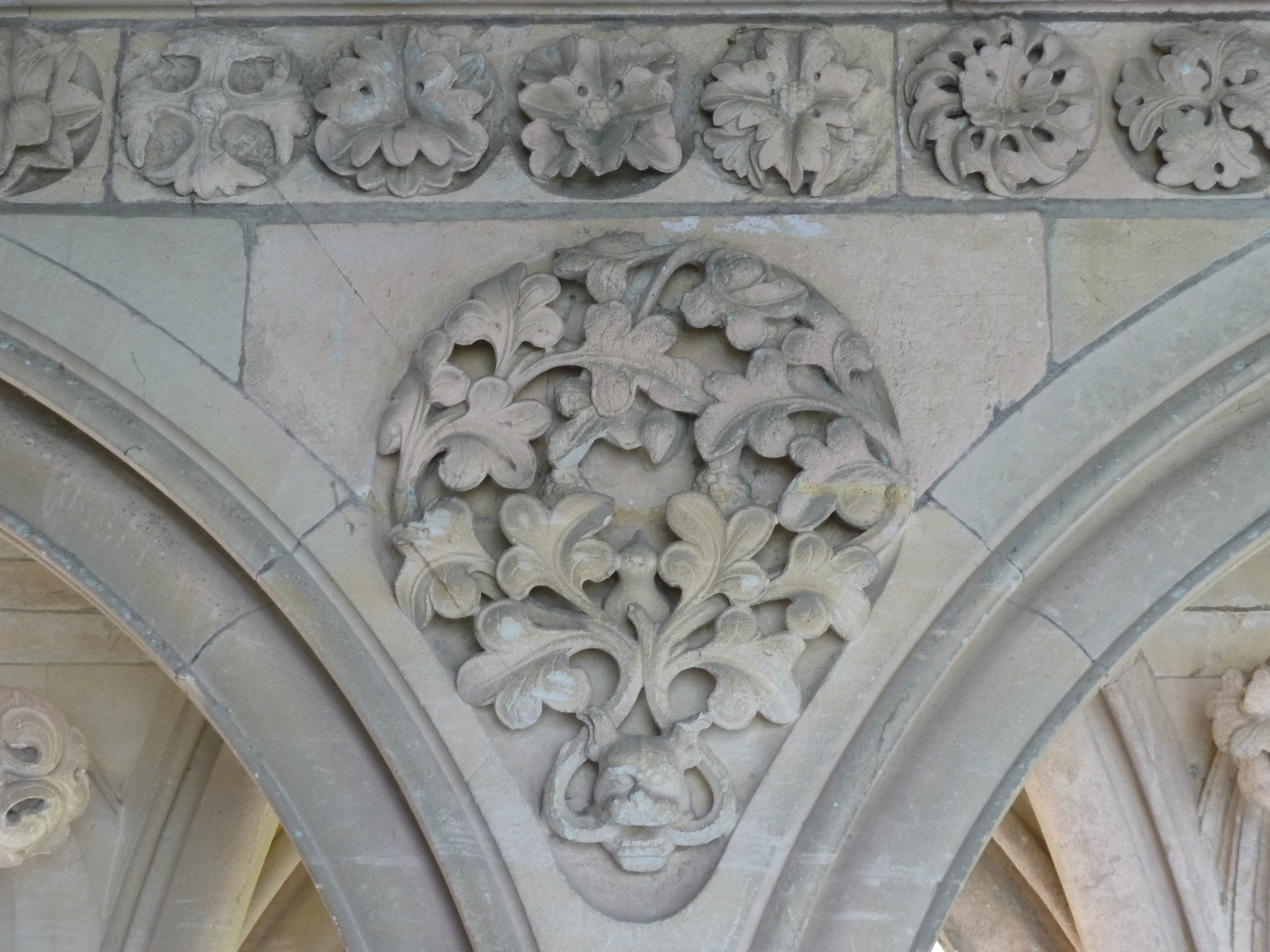 รูปถ่าย ฝรั่งเศส(France) มงแซ็งมีแชล(Mont St Michel) ระเบียงคดแอบบีมงแซ็งมีแชล(Mont St Michel Abbey Cloister) 2010-04 49