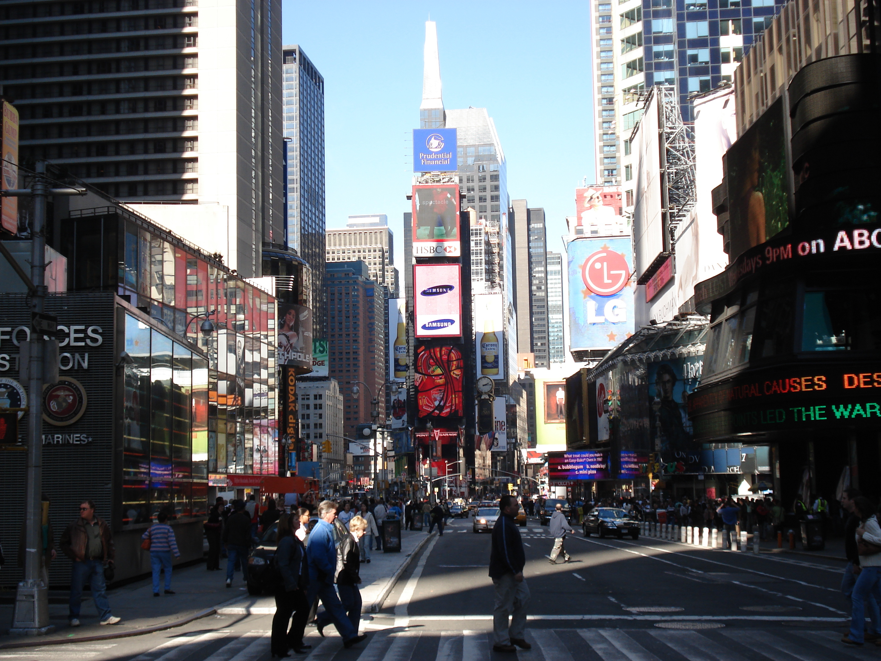 รูปถ่าย สหรัฐอเมริกา(United States) นิวยอร์ก(New York) ไทม์สแควร์(Times Square) 2006-03 39
