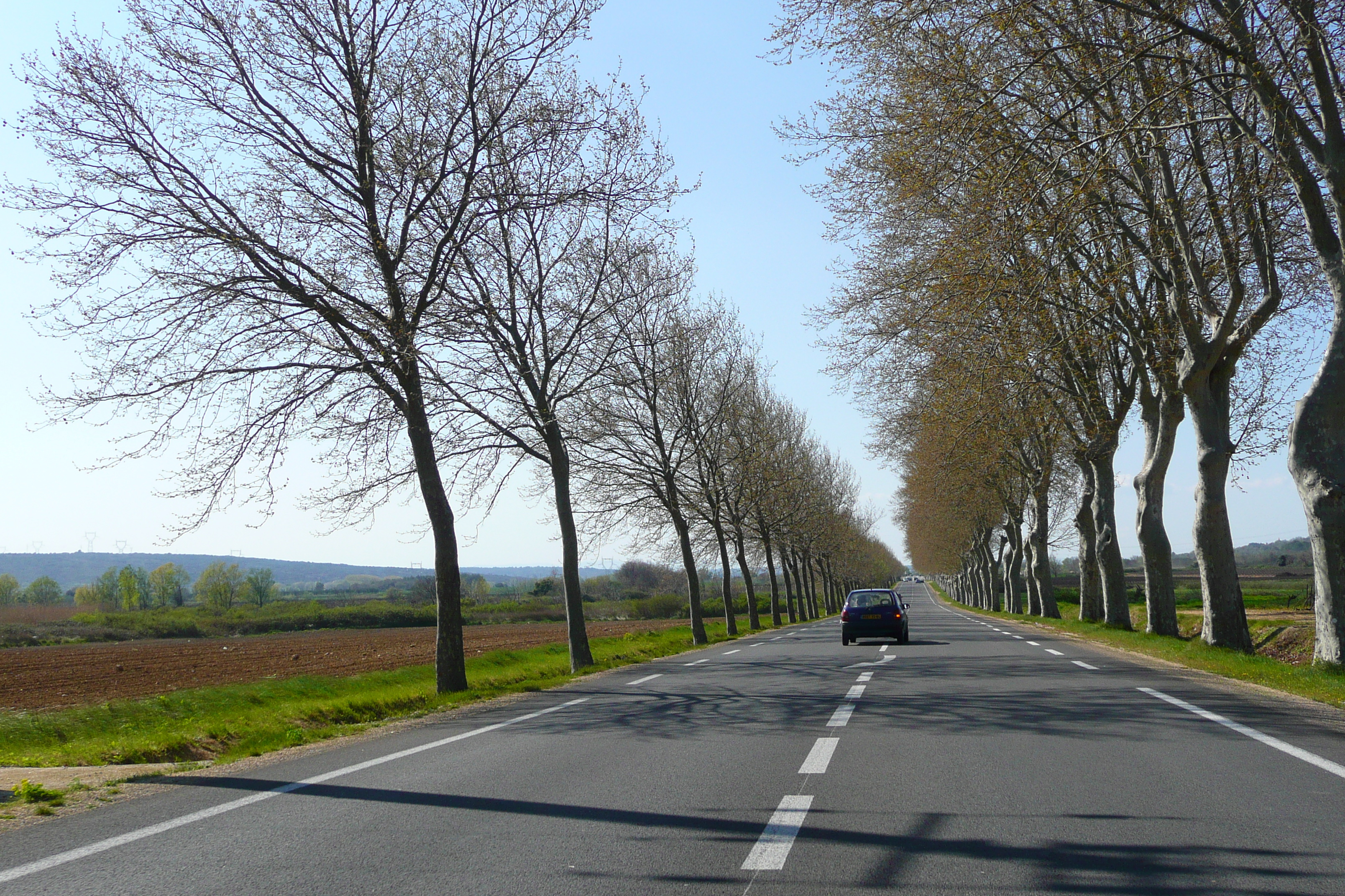 รูปถ่าย ฝรั่งเศส(France) โพรว็องส์(Provence) ถนนไปอาเลส(road to Ales) 2008-04 2