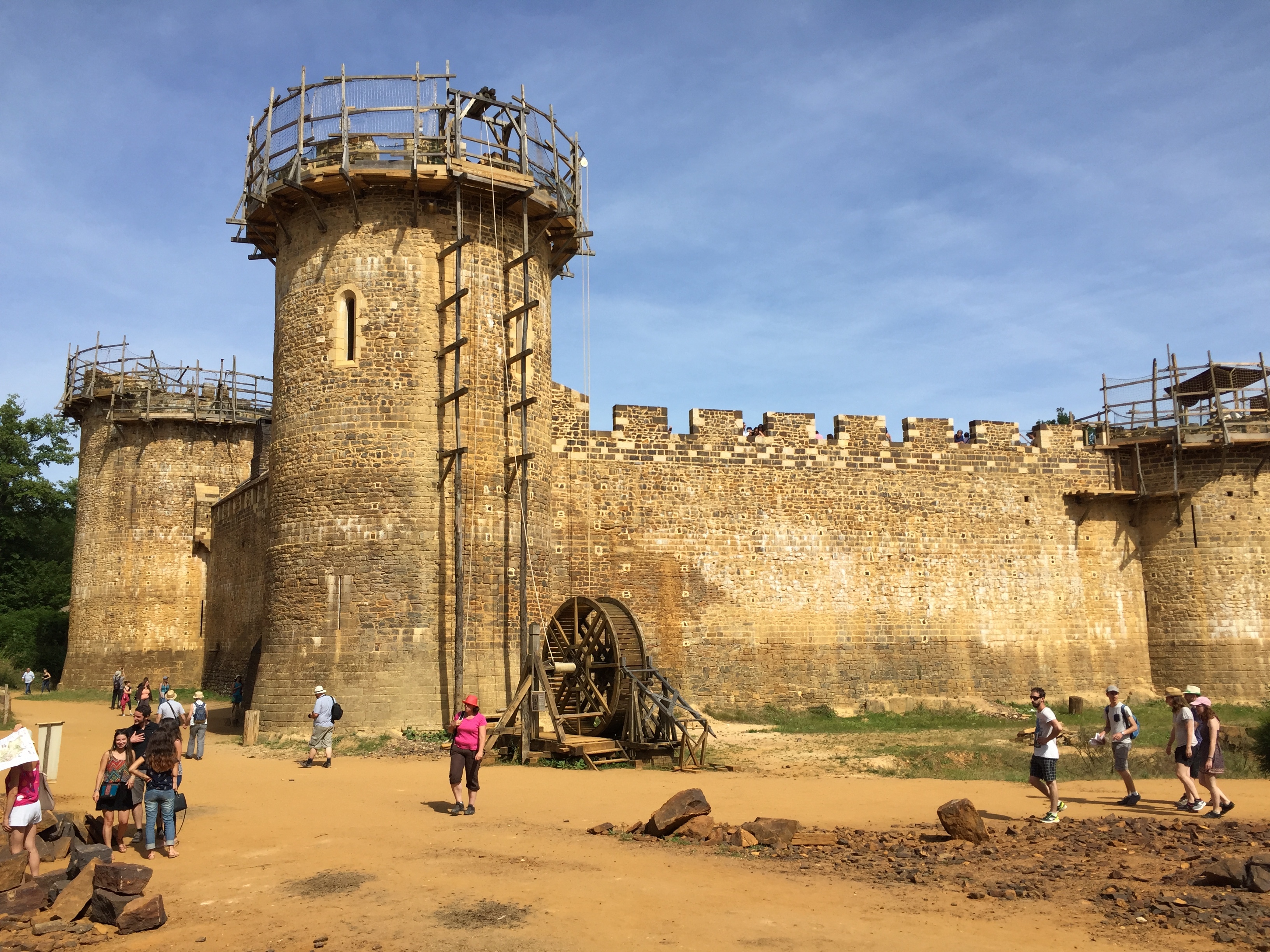 รูปถ่าย ฝรั่งเศส(France) ปราสาทเกอเดอลง(Guedelon) 2017-07 6