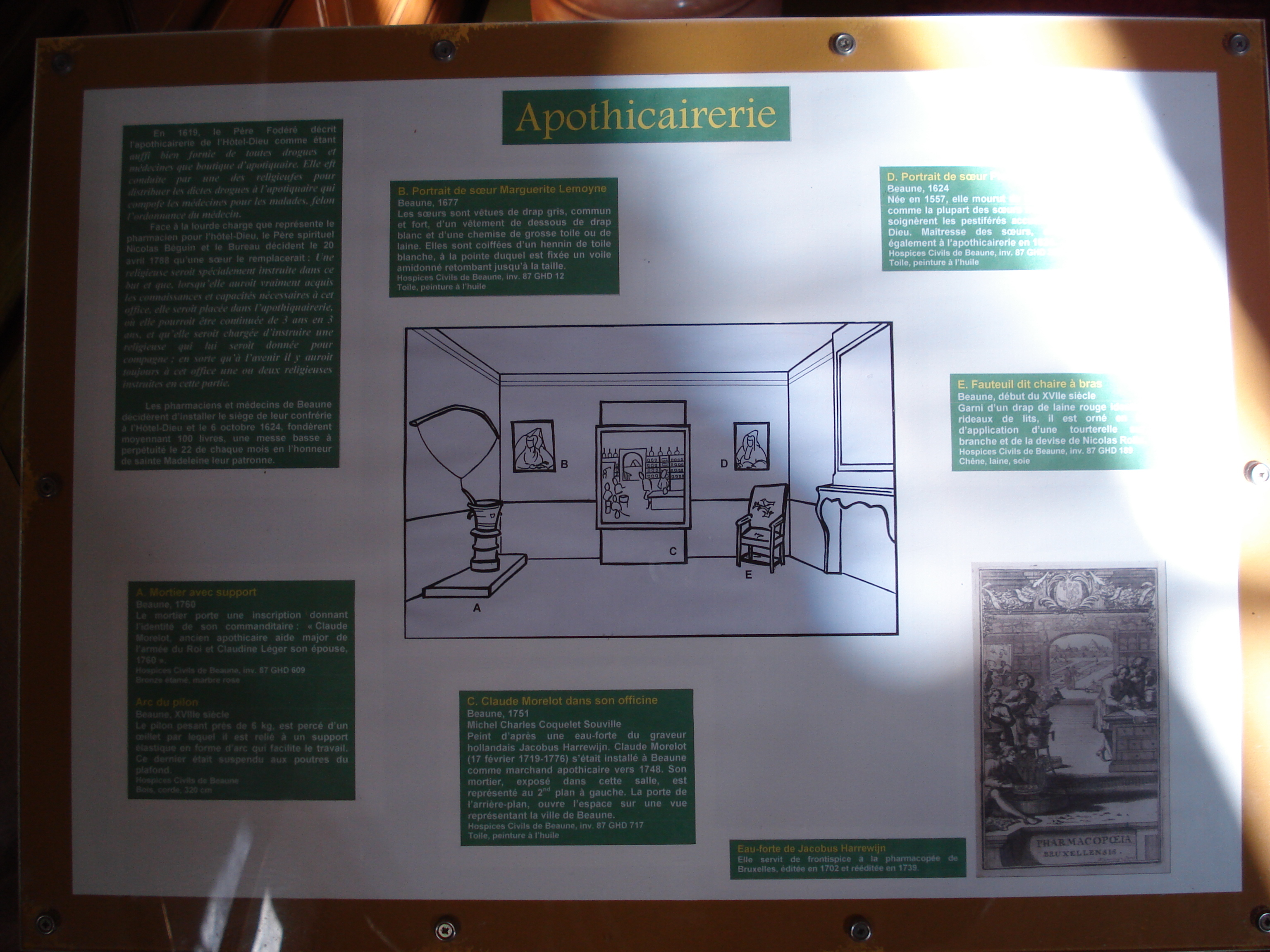 รูปถ่าย ฝรั่งเศส(France) โบนเนอ(Beaune) โรงพยาบาลเก่าโบน (ออสปิสเดอโบน)(Hospices de Beaune) 2007-01 67