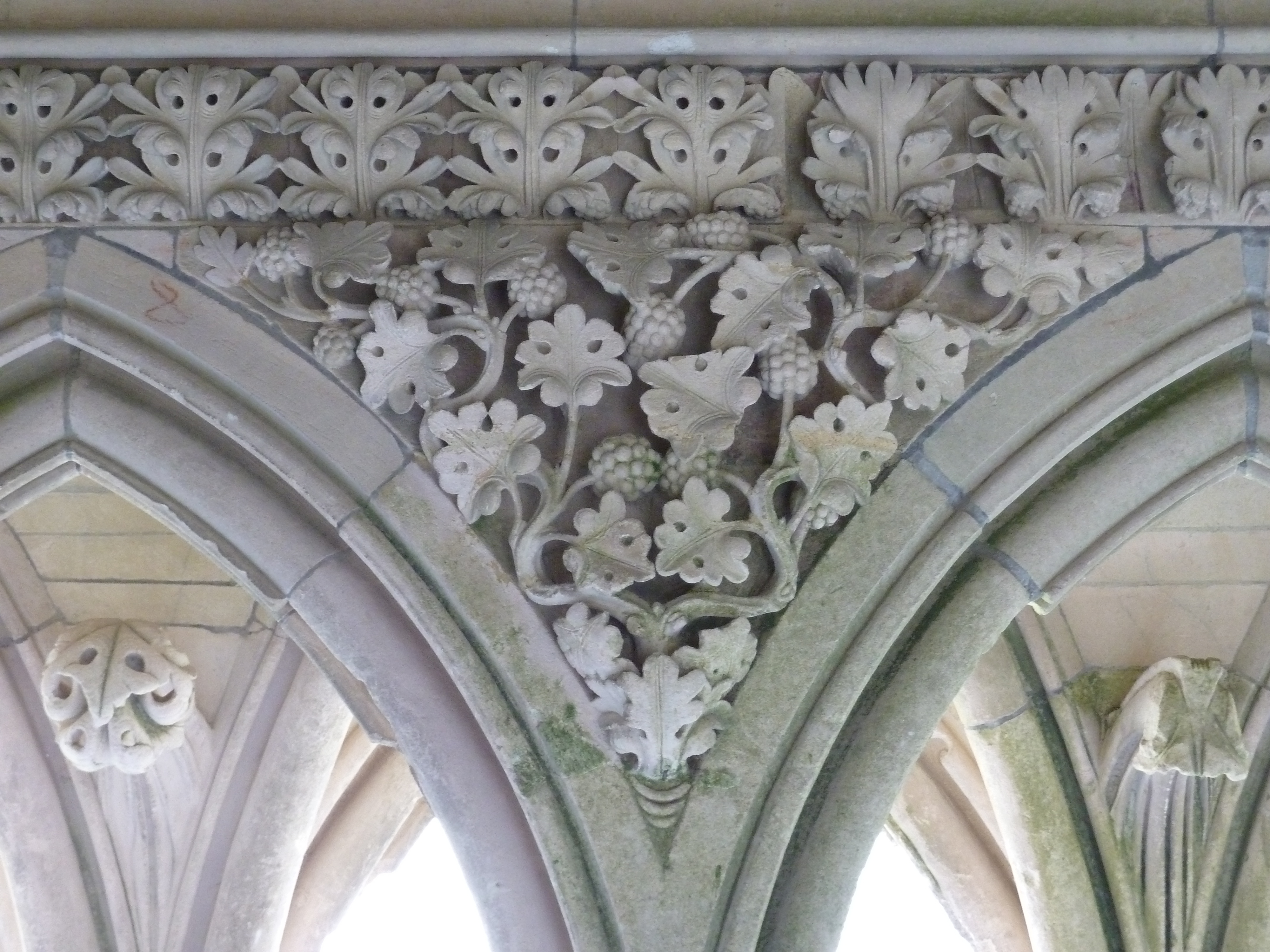 รูปถ่าย ฝรั่งเศส(France) มงแซ็งมีแชล(Mont St Michel) ระเบียงคดแอบบีมงแซ็งมีแชล(Mont St Michel Abbey Cloister) 2010-04 67