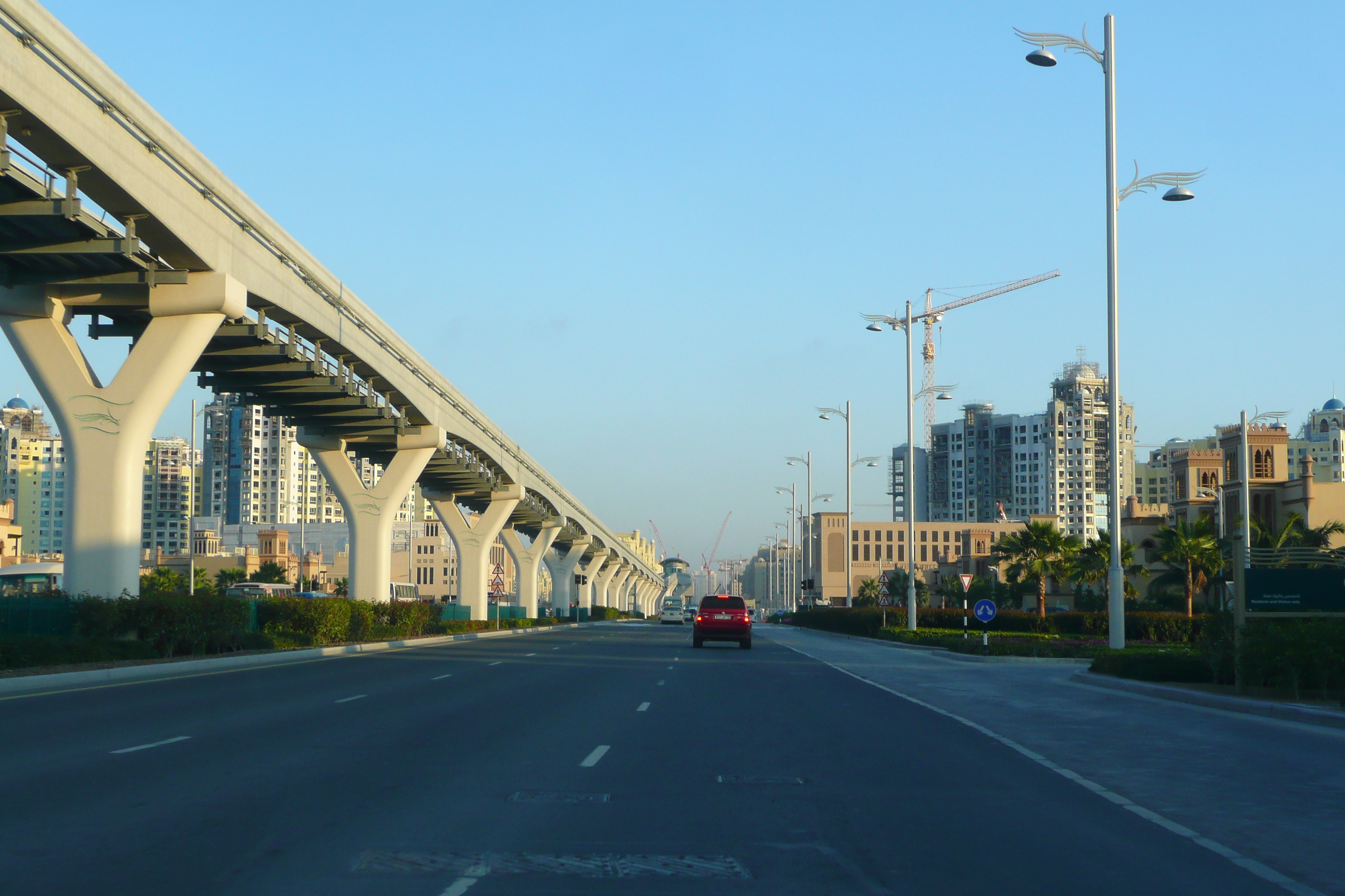 รูปถ่าย สหรัฐอาหรับเอมิเรตส์(United Arab Emirates) ดูไบ(Dubai) ปาล์มจุมัยเราะห์(Palm Jumeirah) 2009-01 5