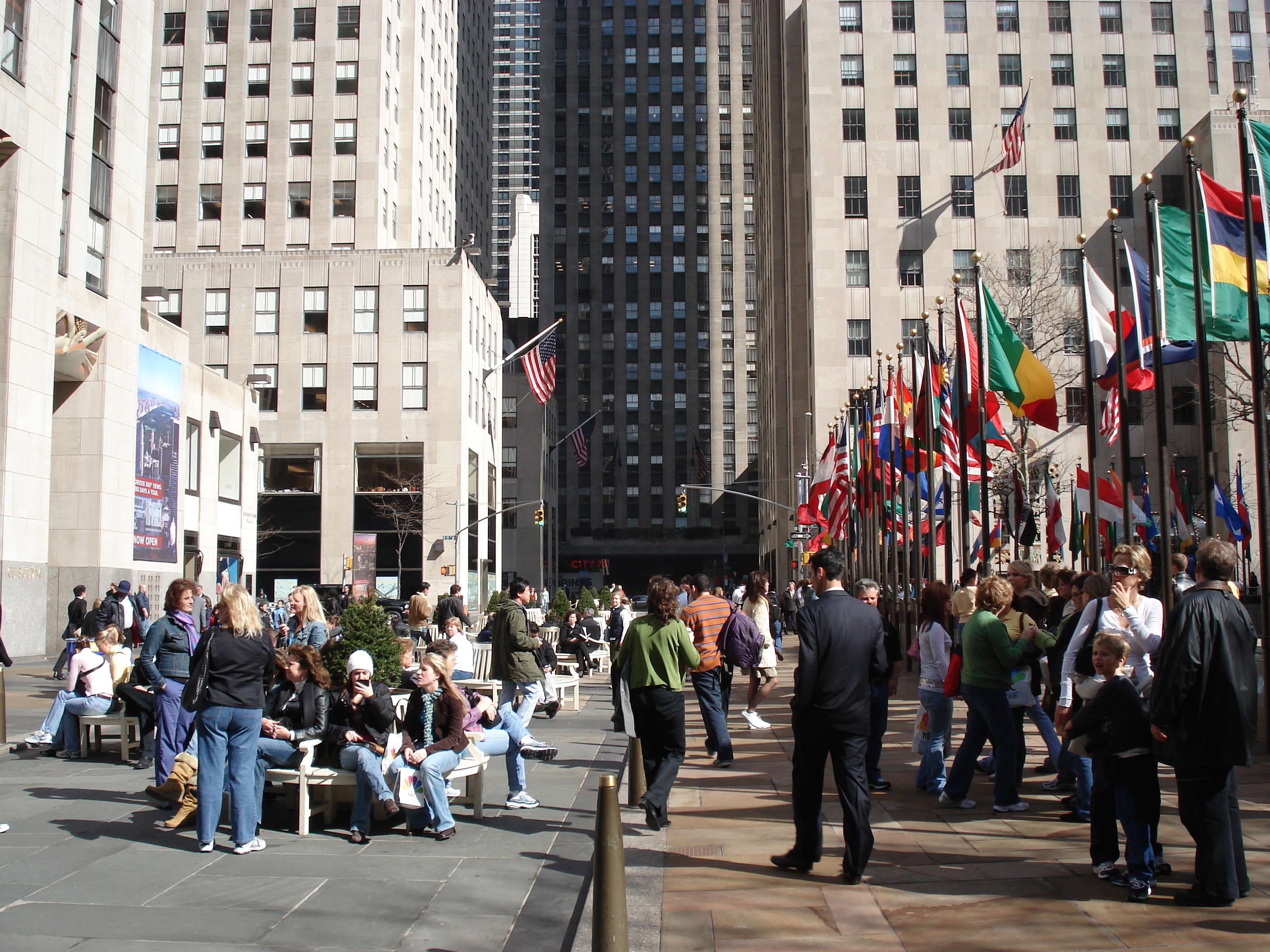 รูปถ่าย สหรัฐอเมริกา(United States) นิวยอร์ก(New York) ร็อกกีเฟลเลอร์เซ็นเตอร์(Rockefeller Center) 2006-03 9
