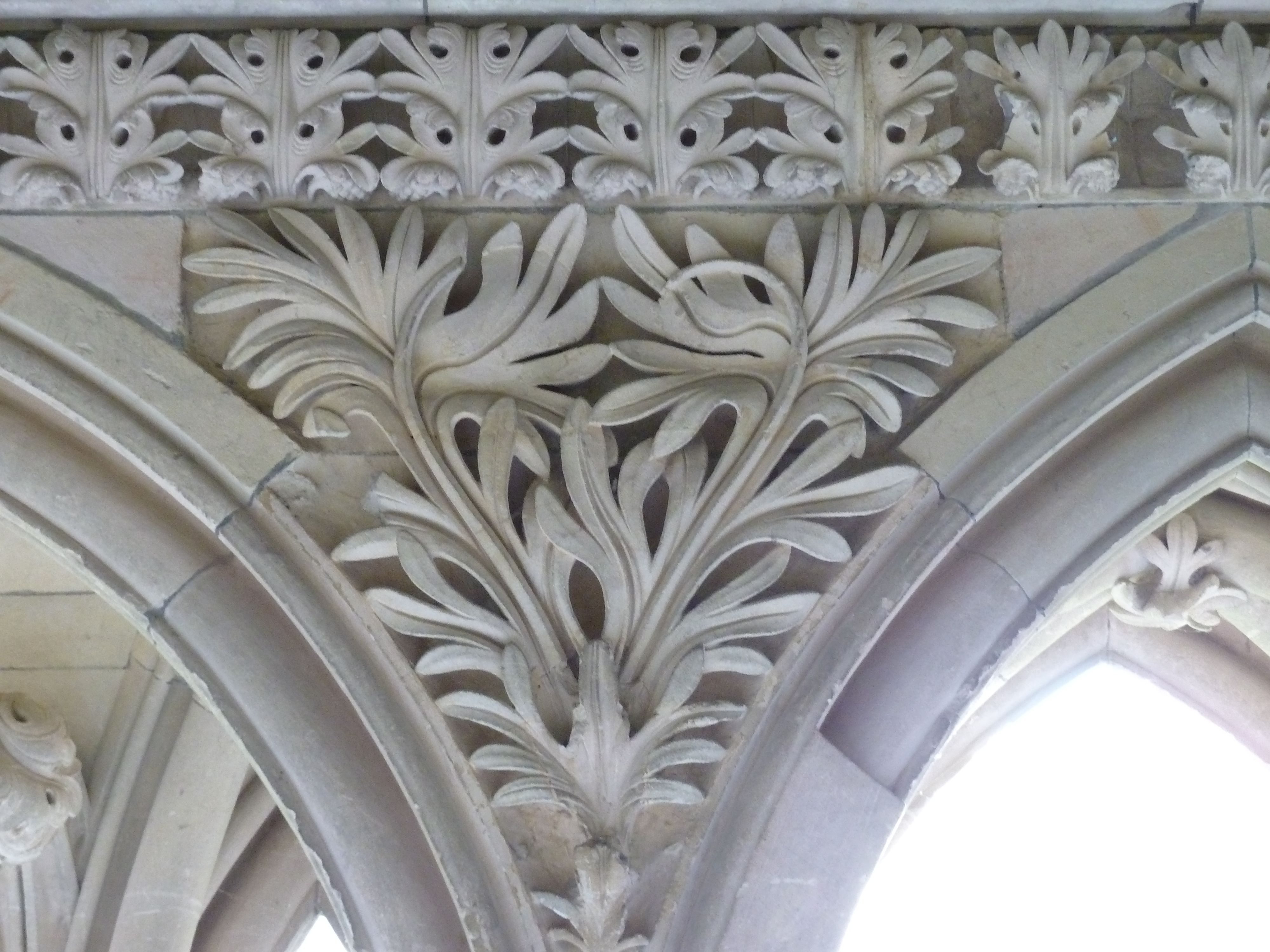 รูปถ่าย ฝรั่งเศส(France) มงแซ็งมีแชล(Mont St Michel) ระเบียงคดแอบบีมงแซ็งมีแชล(Mont St Michel Abbey Cloister) 2010-04 15
