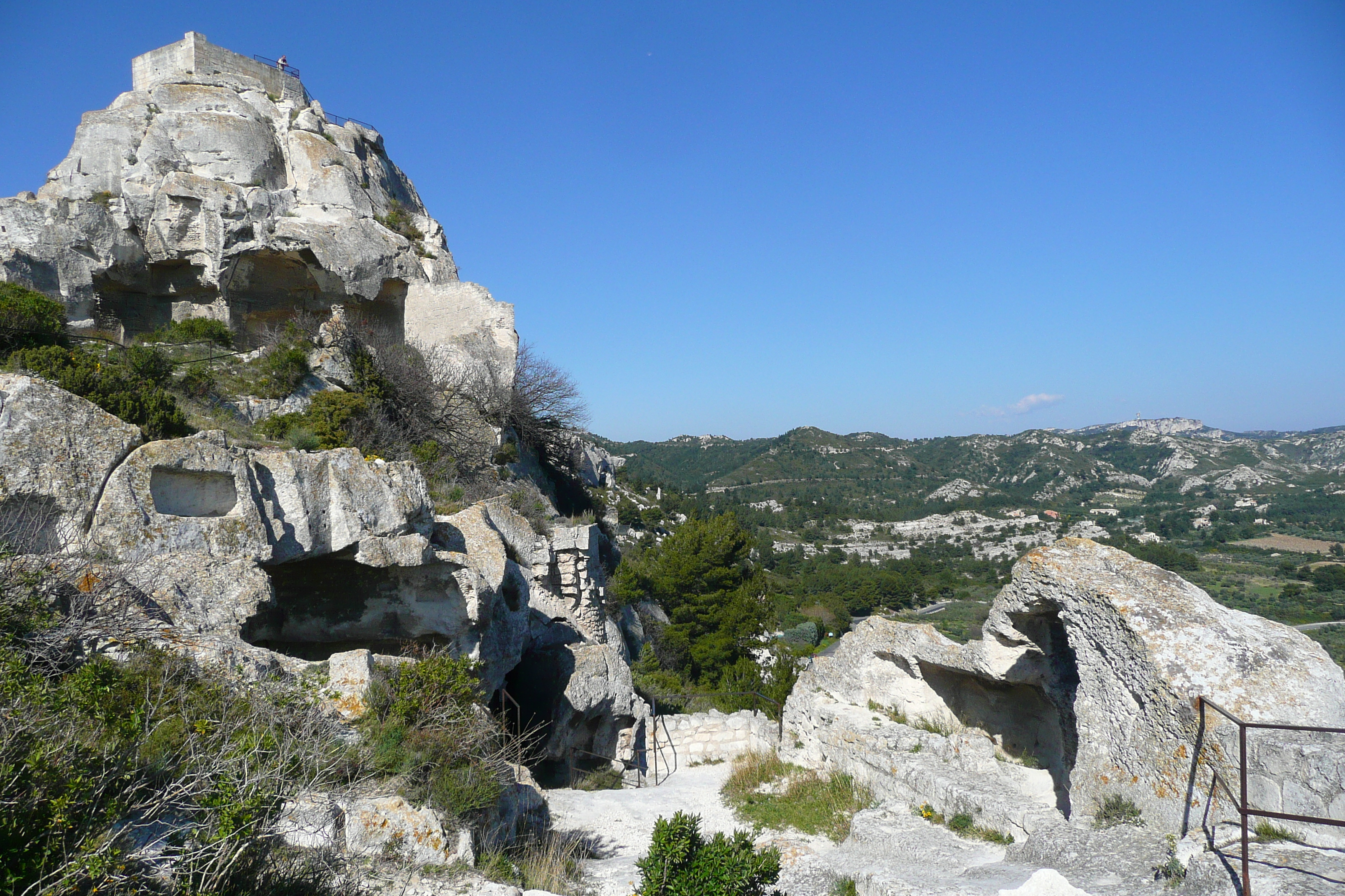รูปถ่าย ฝรั่งเศส(France) เลส์โบเดอโพรว็องซ์(Baux de Provence) ปราสาทโบเดอโพรว็องส์(Baux de Provence Castle) 2008-04 50
