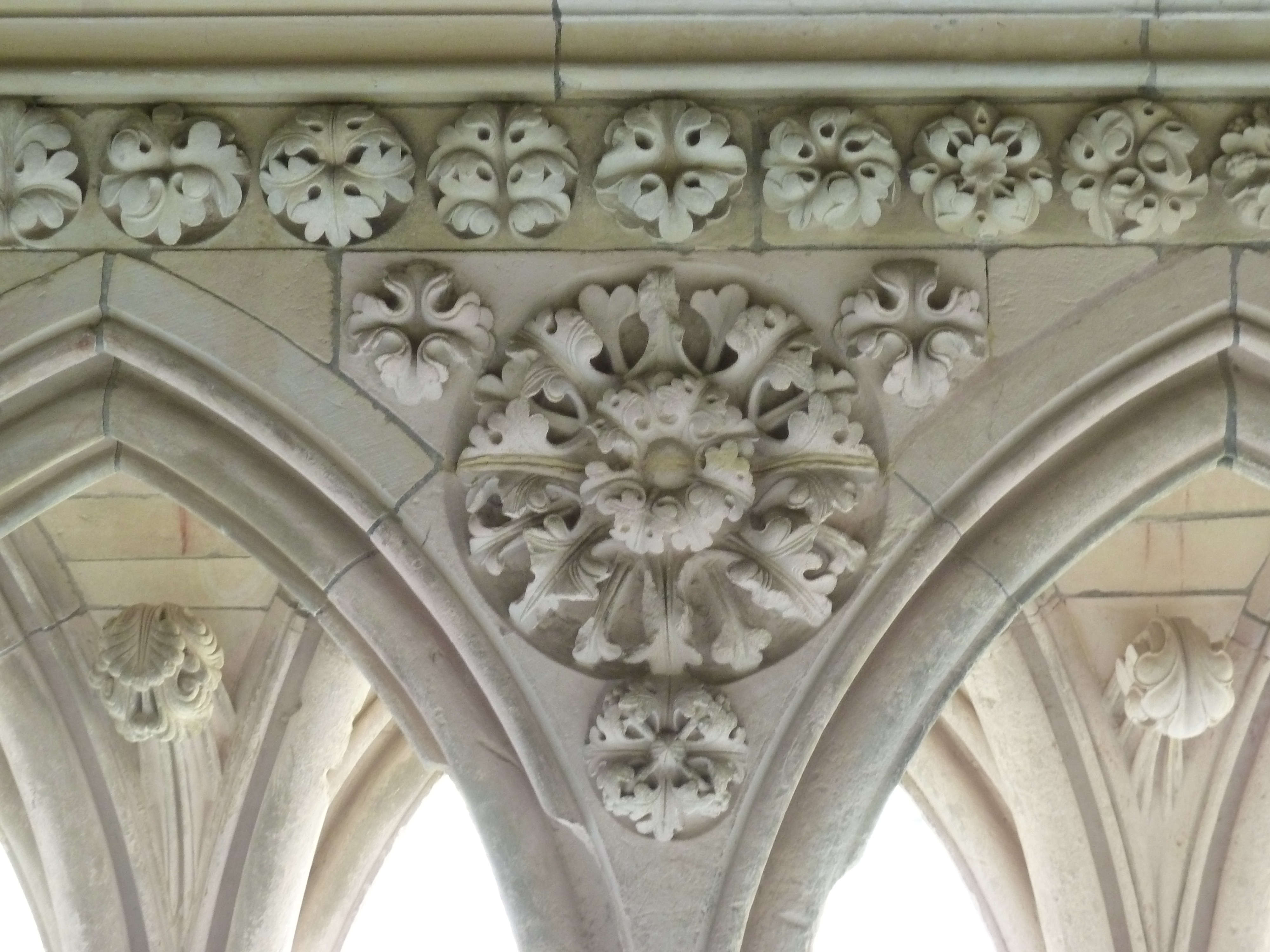 รูปถ่าย ฝรั่งเศส(France) มงแซ็งมีแชล(Mont St Michel) ระเบียงคดแอบบีมงแซ็งมีแชล(Mont St Michel Abbey Cloister) 2010-04 77
