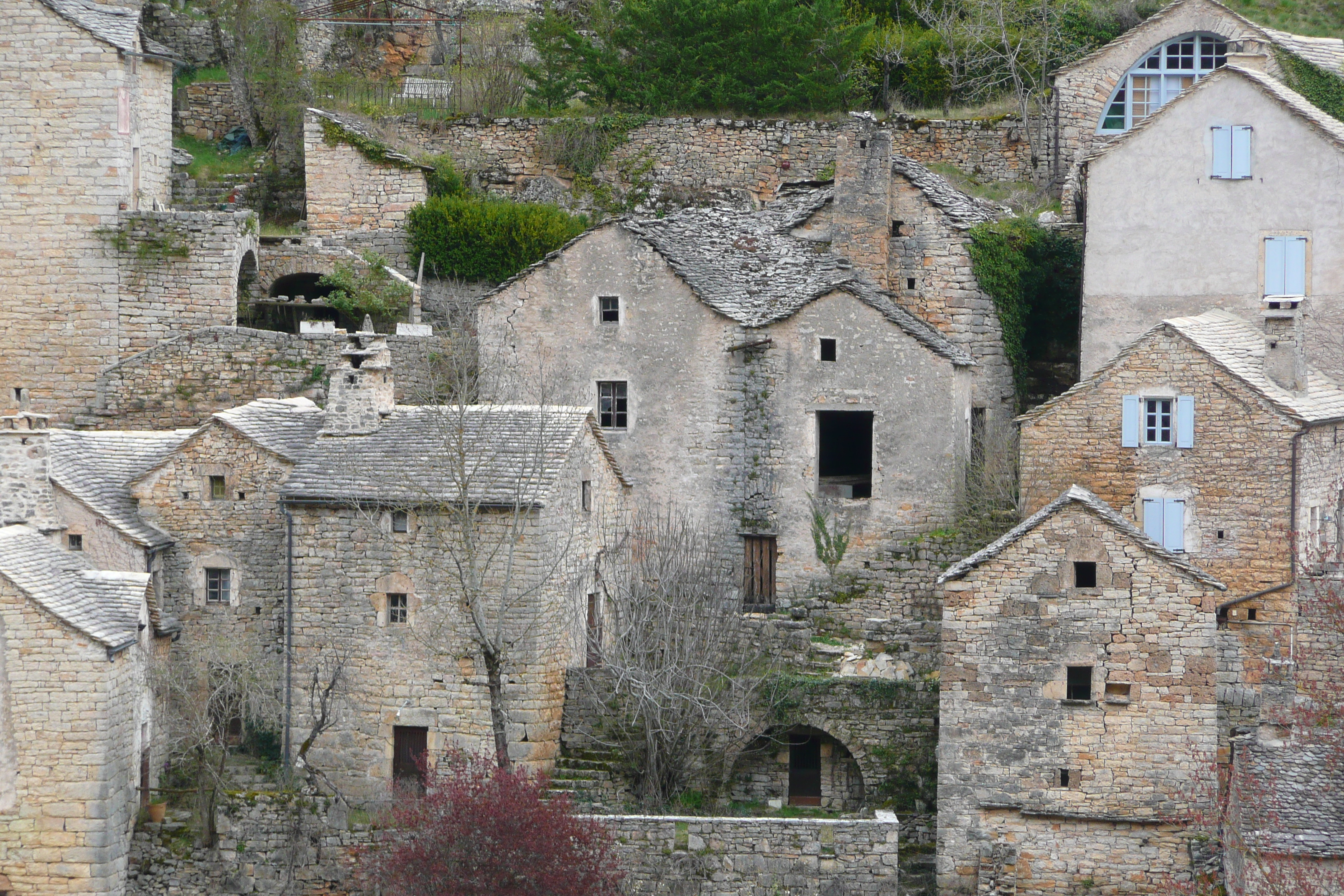 รูปถ่าย ฝรั่งเศส(France) หุบผาชันตาร์น(Gorges du Tarn) 2008-04 16