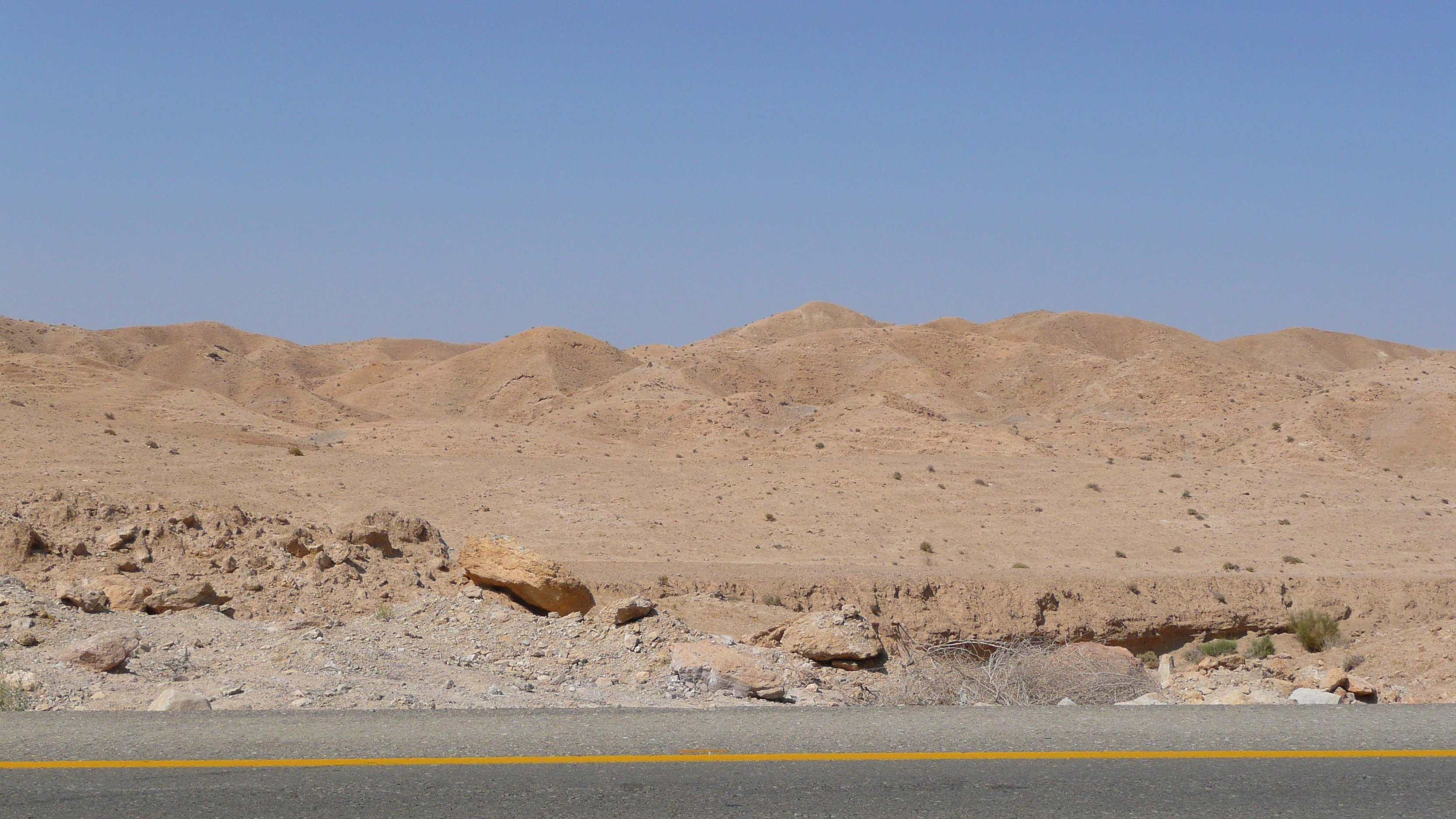 รูปถ่าย อิสราเอล(Israel) ถนนจากอาราดไปทะเลเดดซี(Arad to Dead Sea road) 2007-06 34