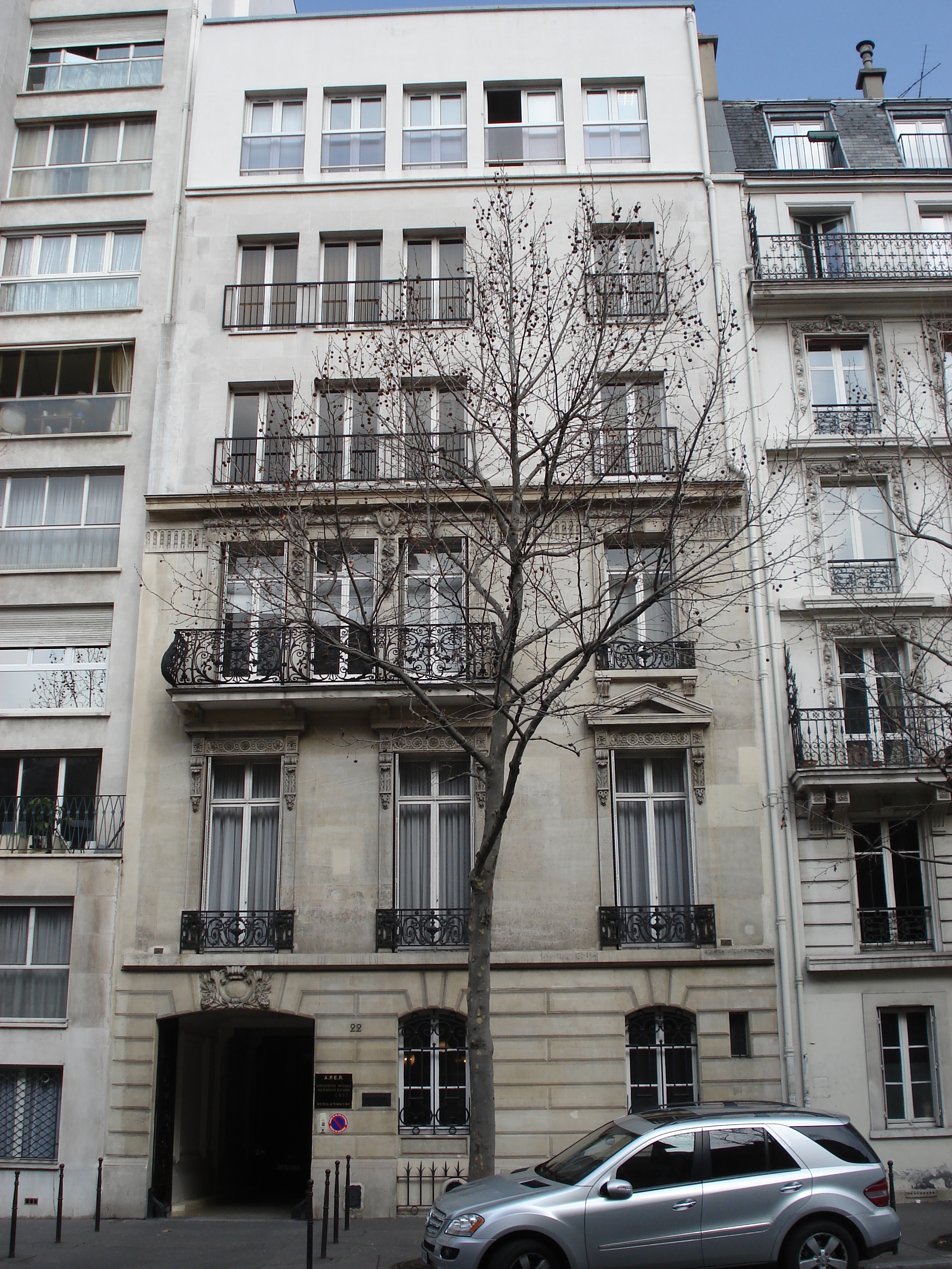 รูปถ่าย ฝรั่งเศส(France) ปารีส(Paris) คุ้มที่ 17 (17th Arrondissement) ถนนวิลลีเย(Avenue de Villiers) 2006-03 1