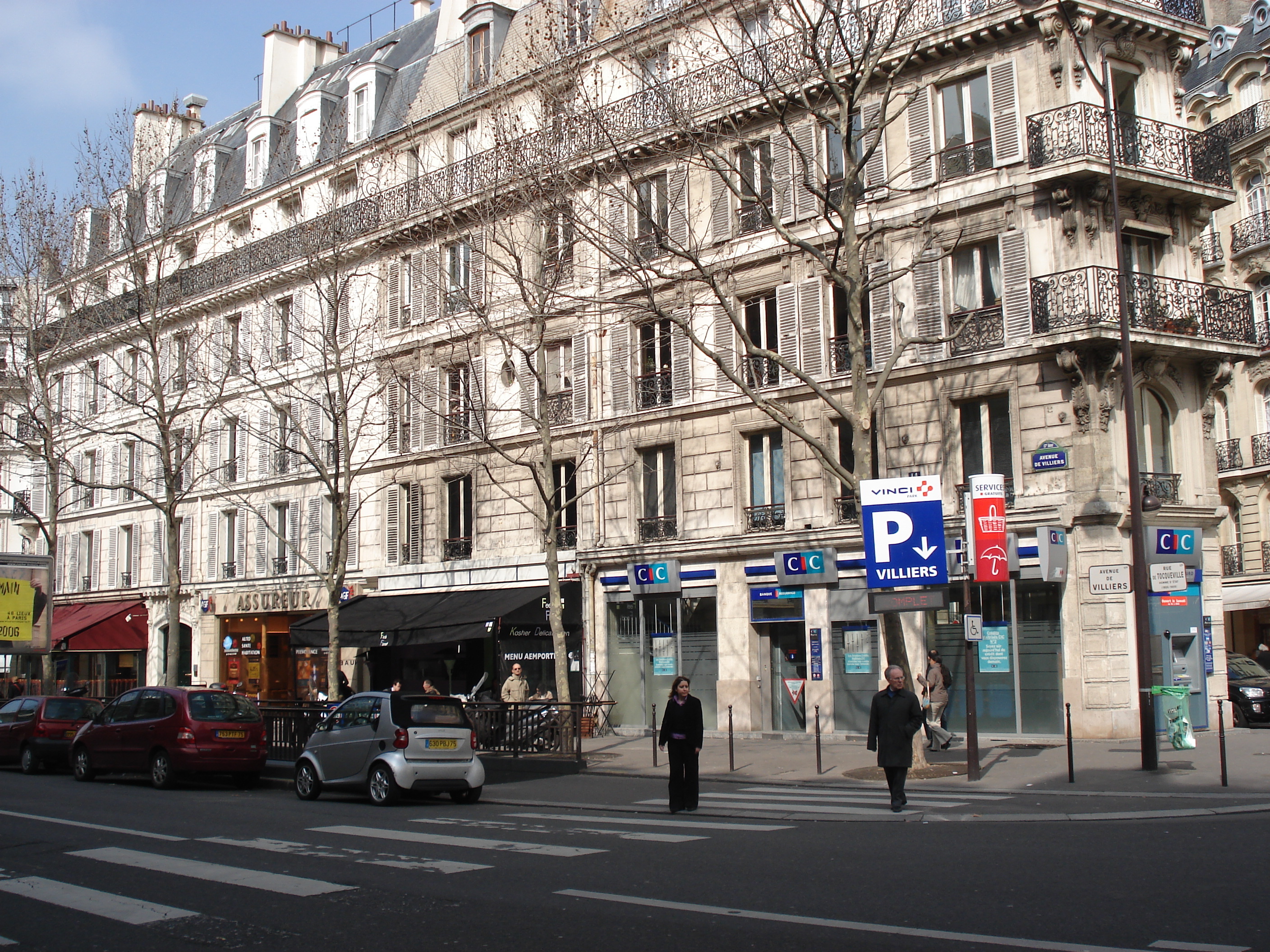 รูปถ่าย ฝรั่งเศส(France) ปารีส(Paris) คุ้มที่ 17 (17th Arrondissement) ถนนกูร์แซล(Boulevard de Courcelles) 2006-03 28