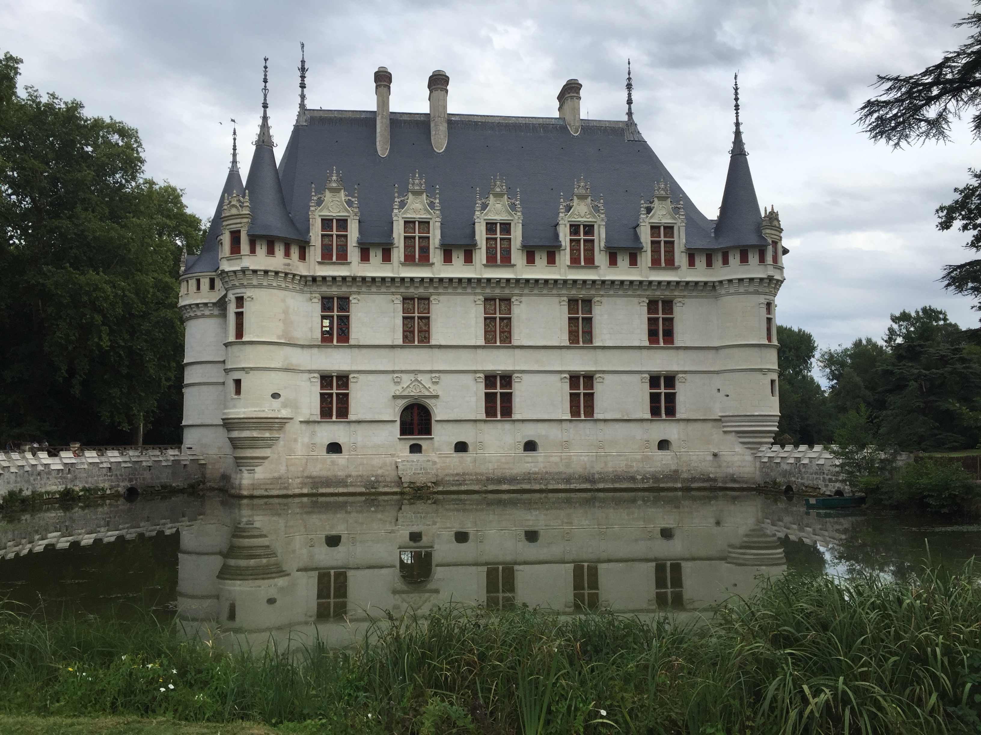 รูปถ่าย ฝรั่งเศส(France) ปราสาทอาแซ-เลอ-รีโด(Azay-le-Rideau Castle) 2017-08 3