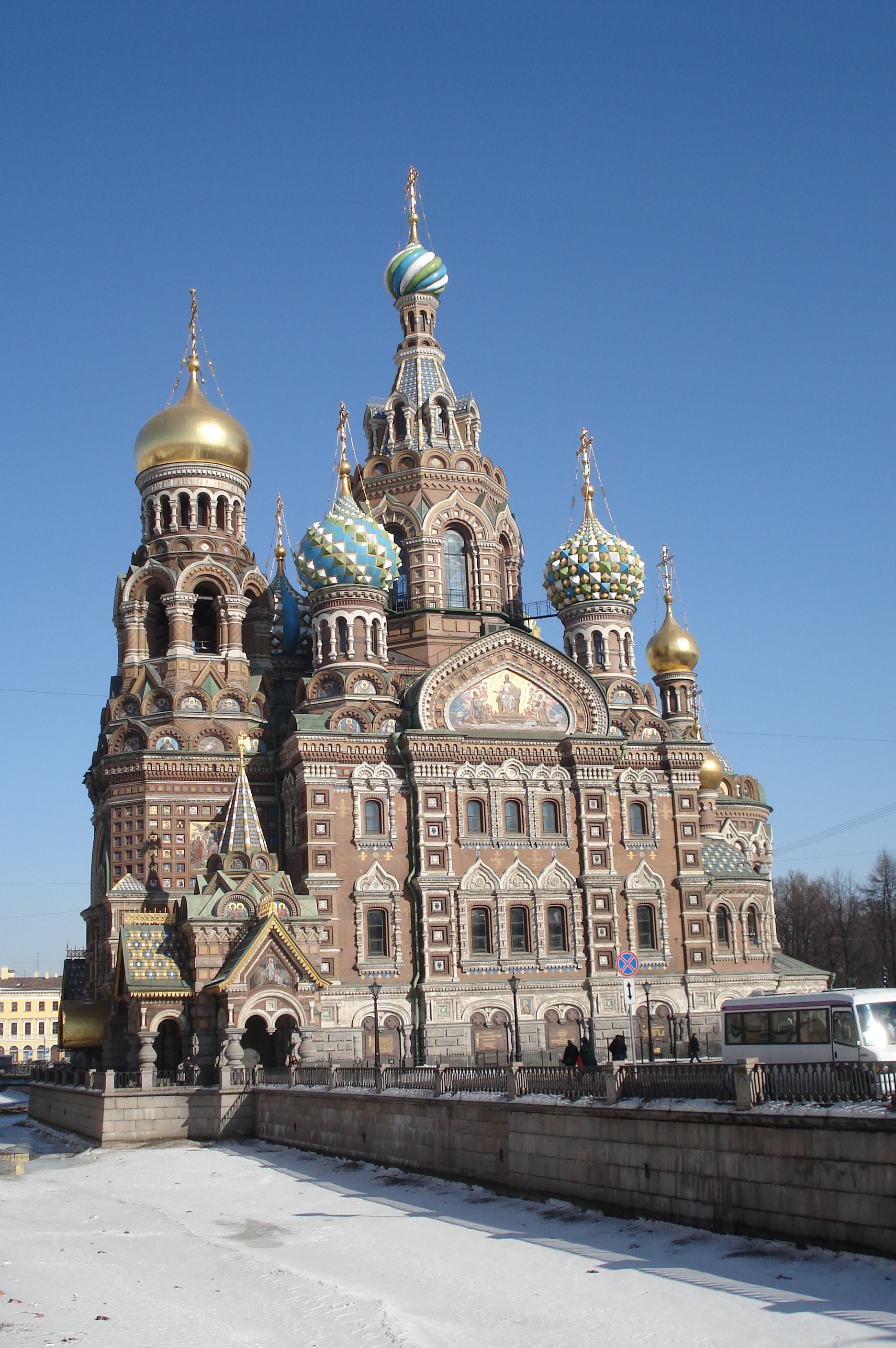 รูปถ่าย รัสเซีย(Russia) เซนต์ปีเตอร์สเบิร์ก(St Petersburg) มหาวิหารหยดเลือด(Church of the Savior on Blood) 2006-03 17