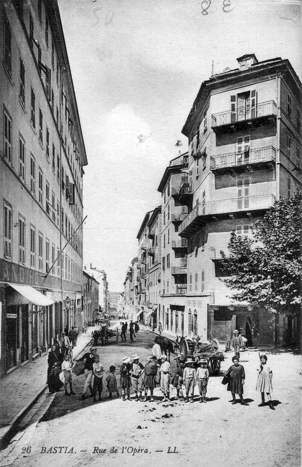 รูปถ่าย ฝรั่งเศส(France) คอร์สิคา(Corsica) โปสการ์ดเก่า(Old Postcards) บาสเทีย(Bastia) 1900-01 149