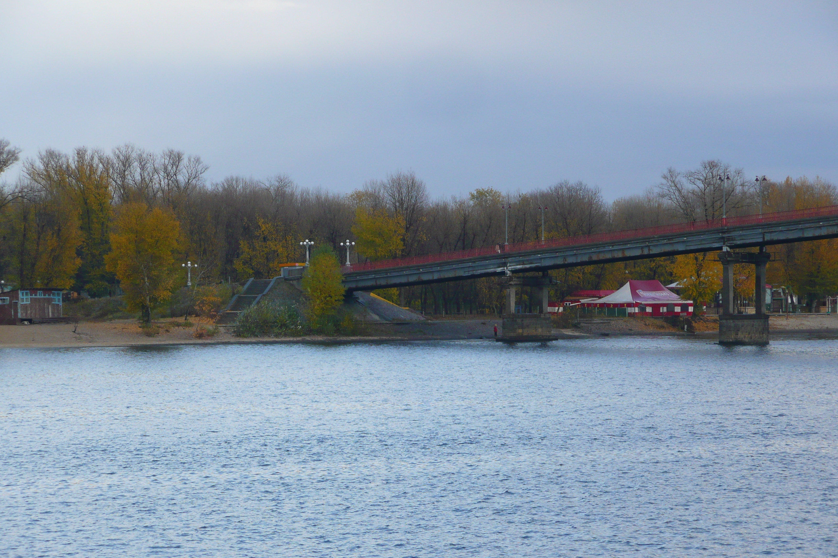 รูปถ่าย ยูเครน(Ukraine) เคียฟ(Kiev) แม่น้ำนีเปอร์(Dnipro river) 2007-11 16