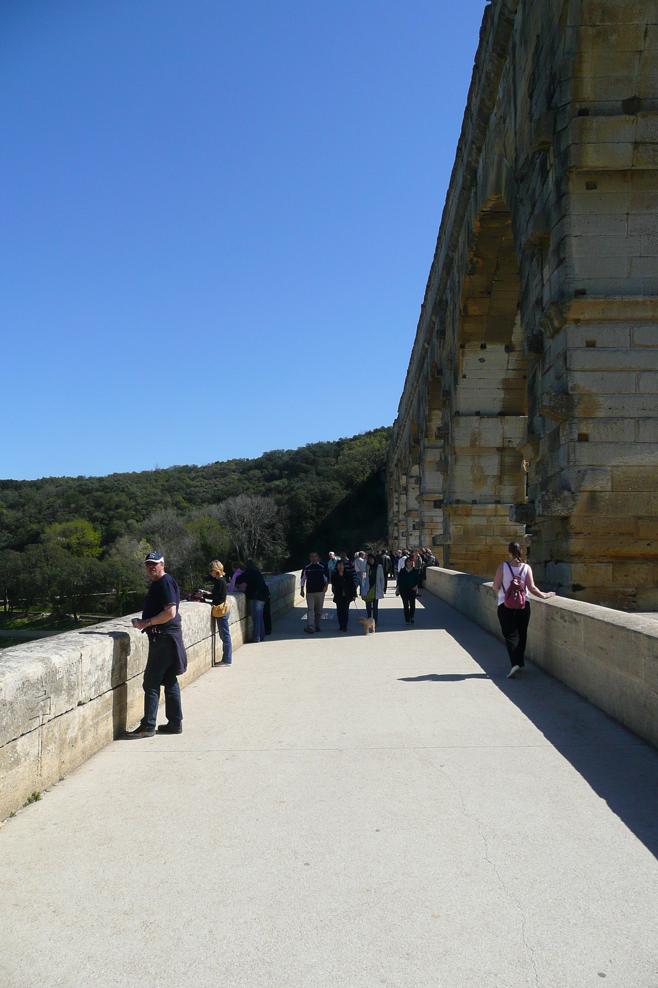 รูปถ่าย ฝรั่งเศส(France) สะพานปงดูการ์(Pont du Gard) 2008-04 25