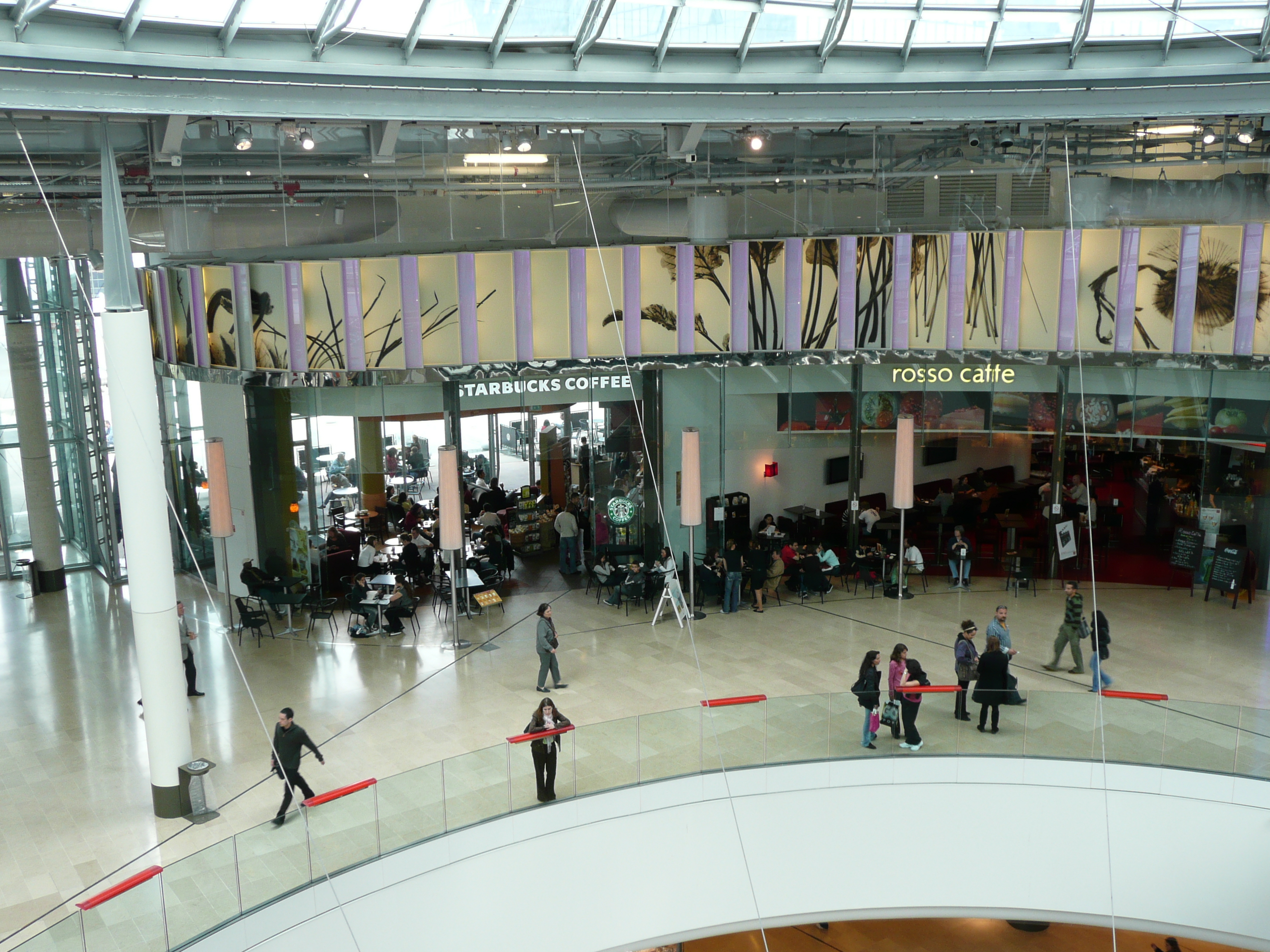 รูปถ่าย ฝรั่งเศส(France) ปารีส(Paris) ลาเดฟ็องส์(La Defense) ศูนย์การค้าเลกาตร์ต็อง(Les Quatre Temps) 2007-05 26