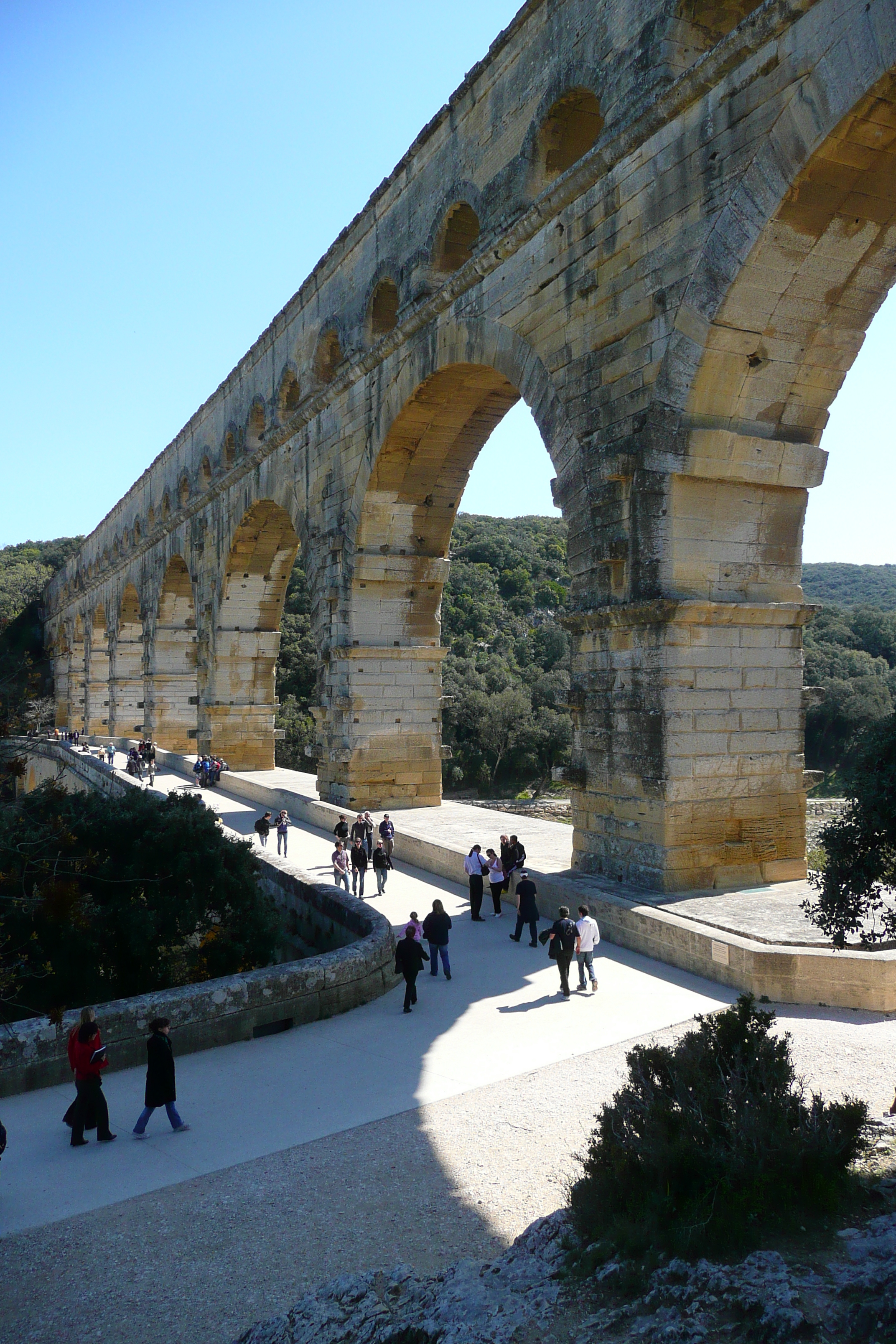 รูปถ่าย ฝรั่งเศส(France) สะพานปงดูการ์(Pont du Gard) 2008-04 88