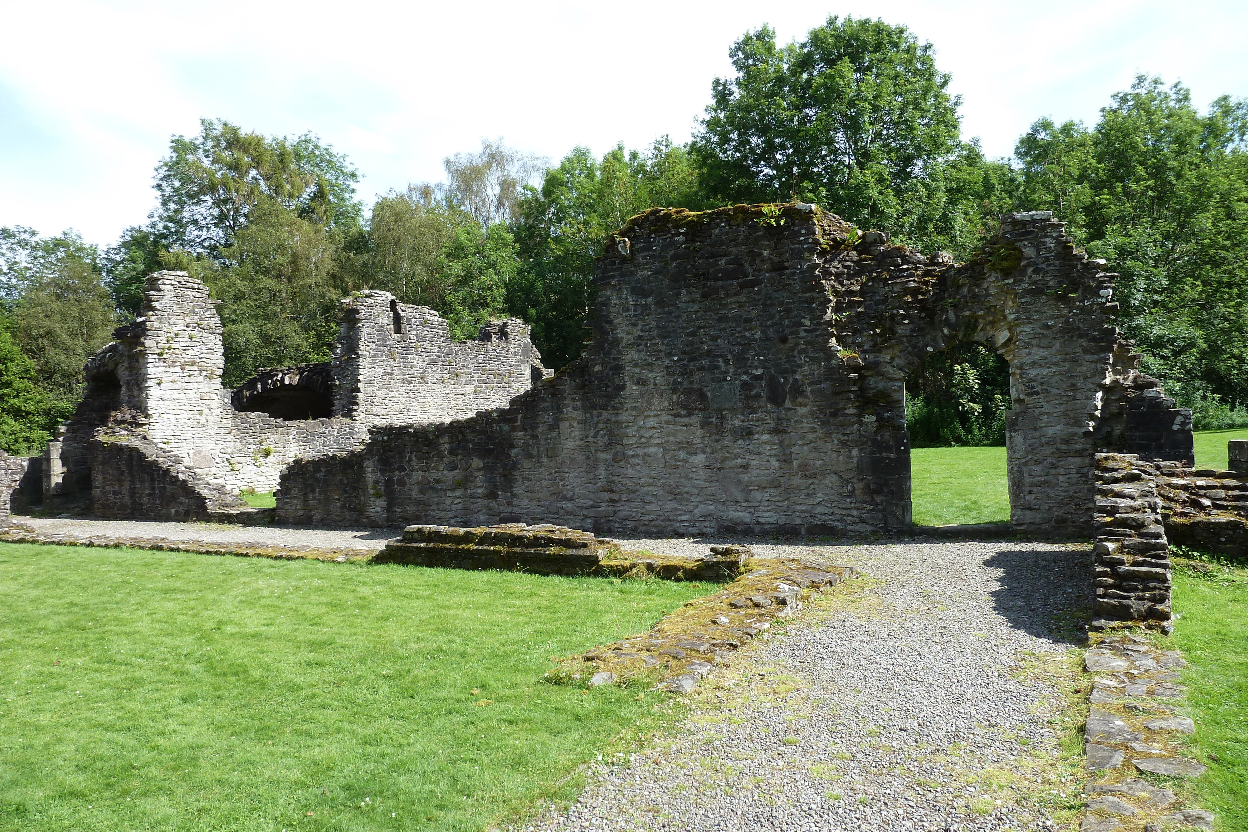 รูปถ่าย อังกฤษ(United Kingdom) สกอตแลนด์(Scotland) อารามอินช์มาโฮม(Inchmahome Priory) 2011-07 56
