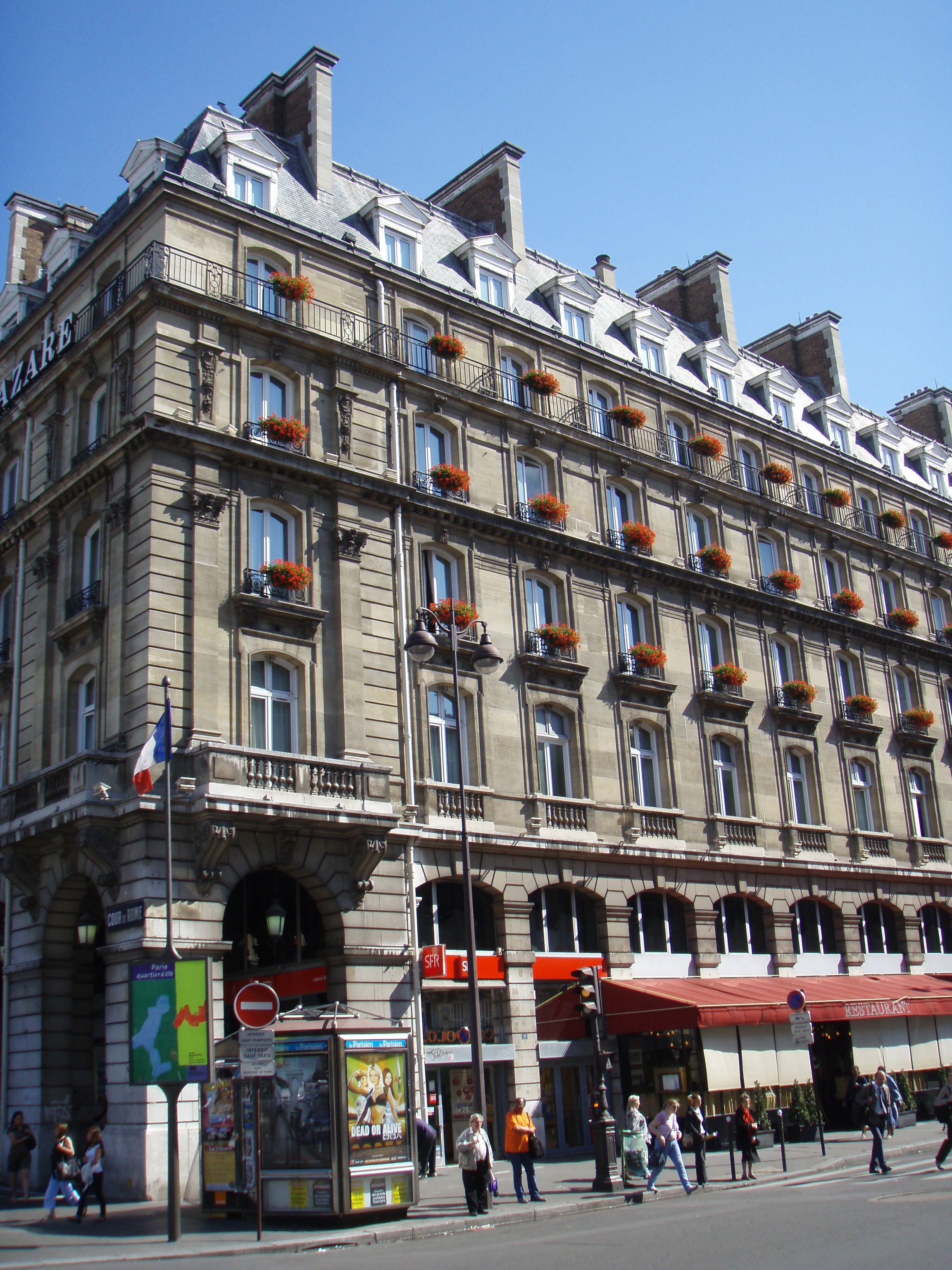รูปถ่าย ฝรั่งเศส(France) ปารีส(Paris) สถานีรถไฟแซ็ง-ลาซาร์(Gare St Lazare) 2007-07 4