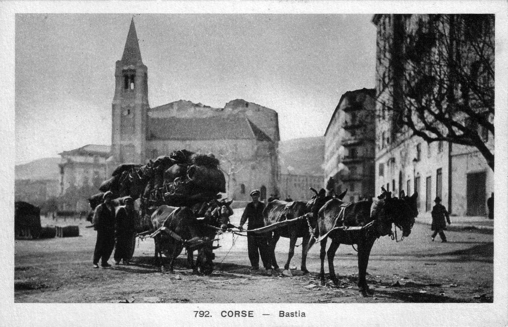 รูปถ่าย ฝรั่งเศส(France) คอร์สิคา(Corsica) โปสการ์ดเก่า(Old Postcards) บาสเทีย(Bastia) 1900-01 105