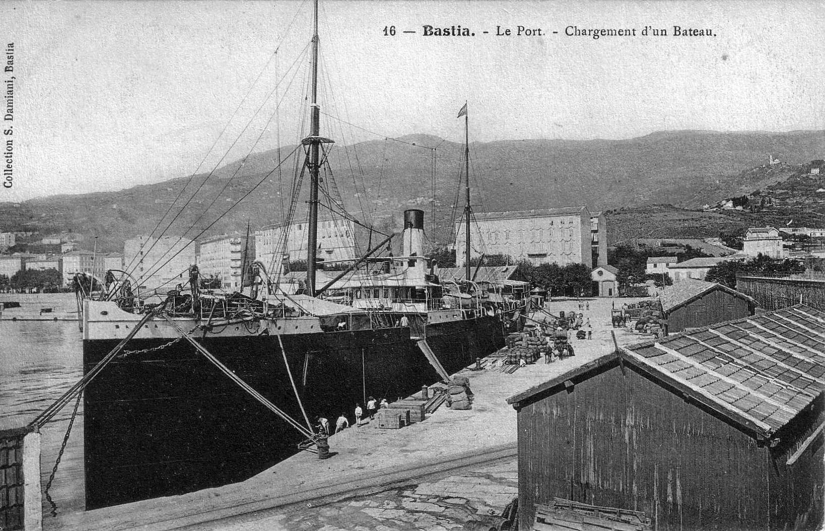 รูปถ่าย ฝรั่งเศส(France) คอร์สิคา(Corsica) โปสการ์ดเก่า(Old Postcards) บาสเทีย(Bastia) 1900-01 65