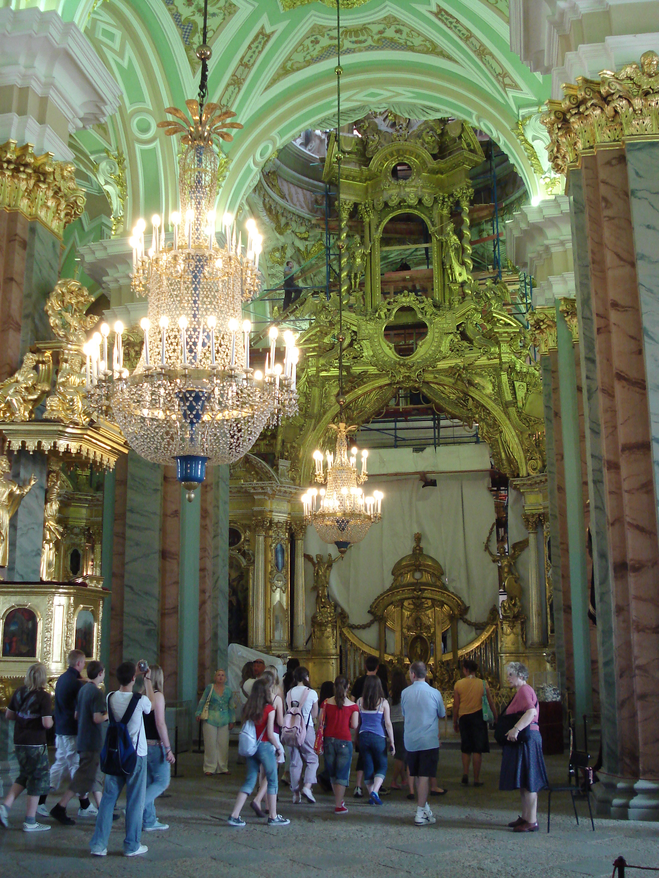 รูปถ่าย รัสเซีย(Russia) เซนต์ปีเตอร์สเบิร์ก(St Petersburg) มหาวิหารเซนต์ปีเตอร์และพอล(St Peter and Paul Cathedral) 2006-07 2